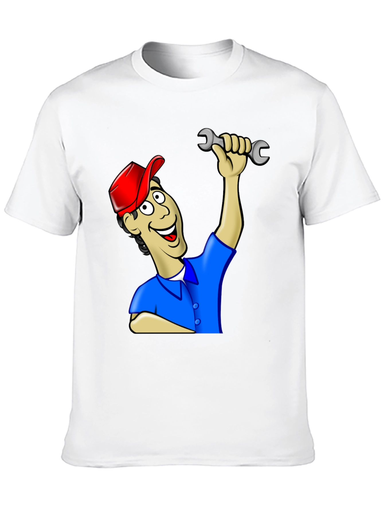 Cartoon Mechanic T-Shirt