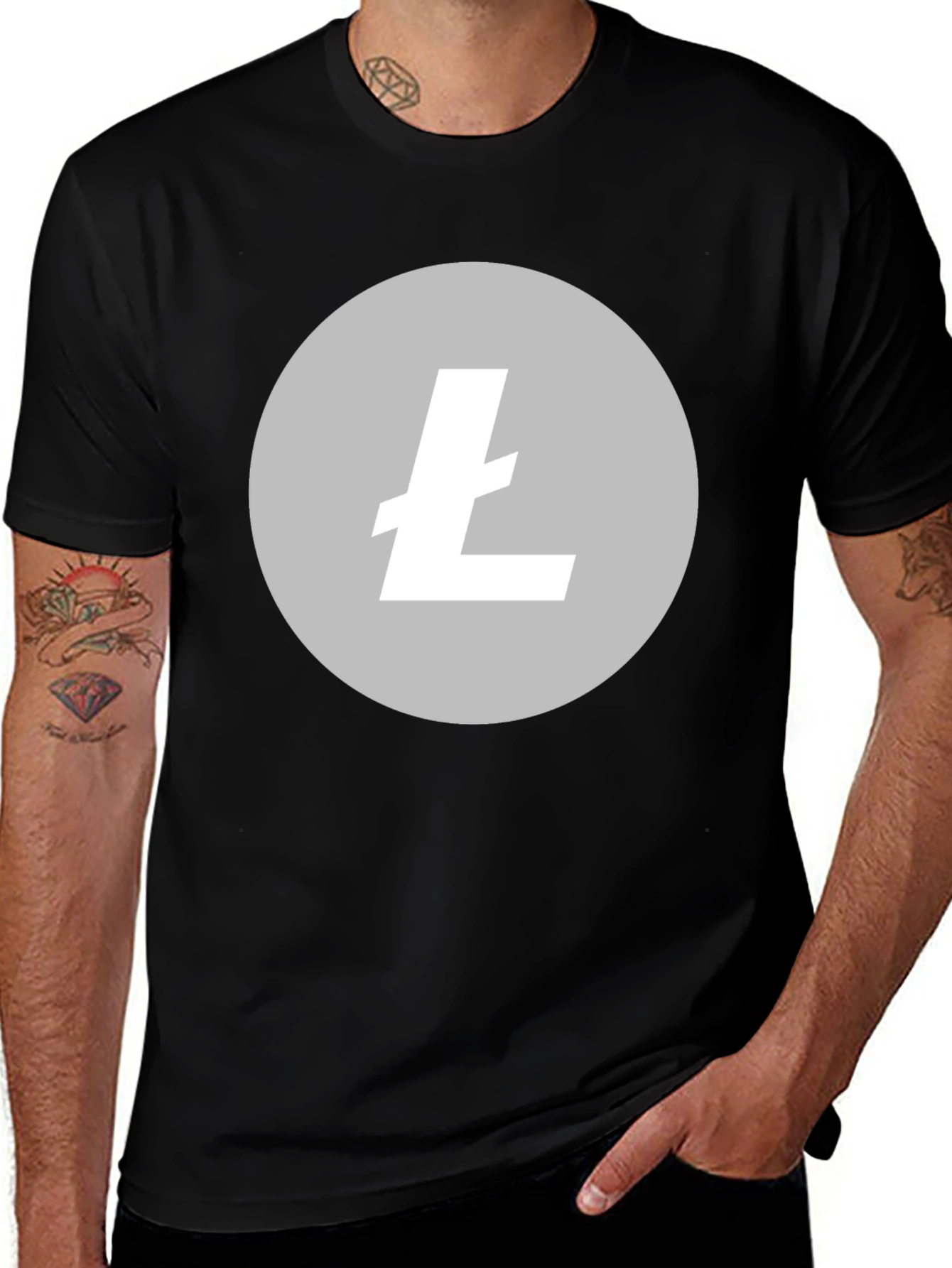 Litecoin Crypto T-Shirt - Stylish & Comfortable Tee