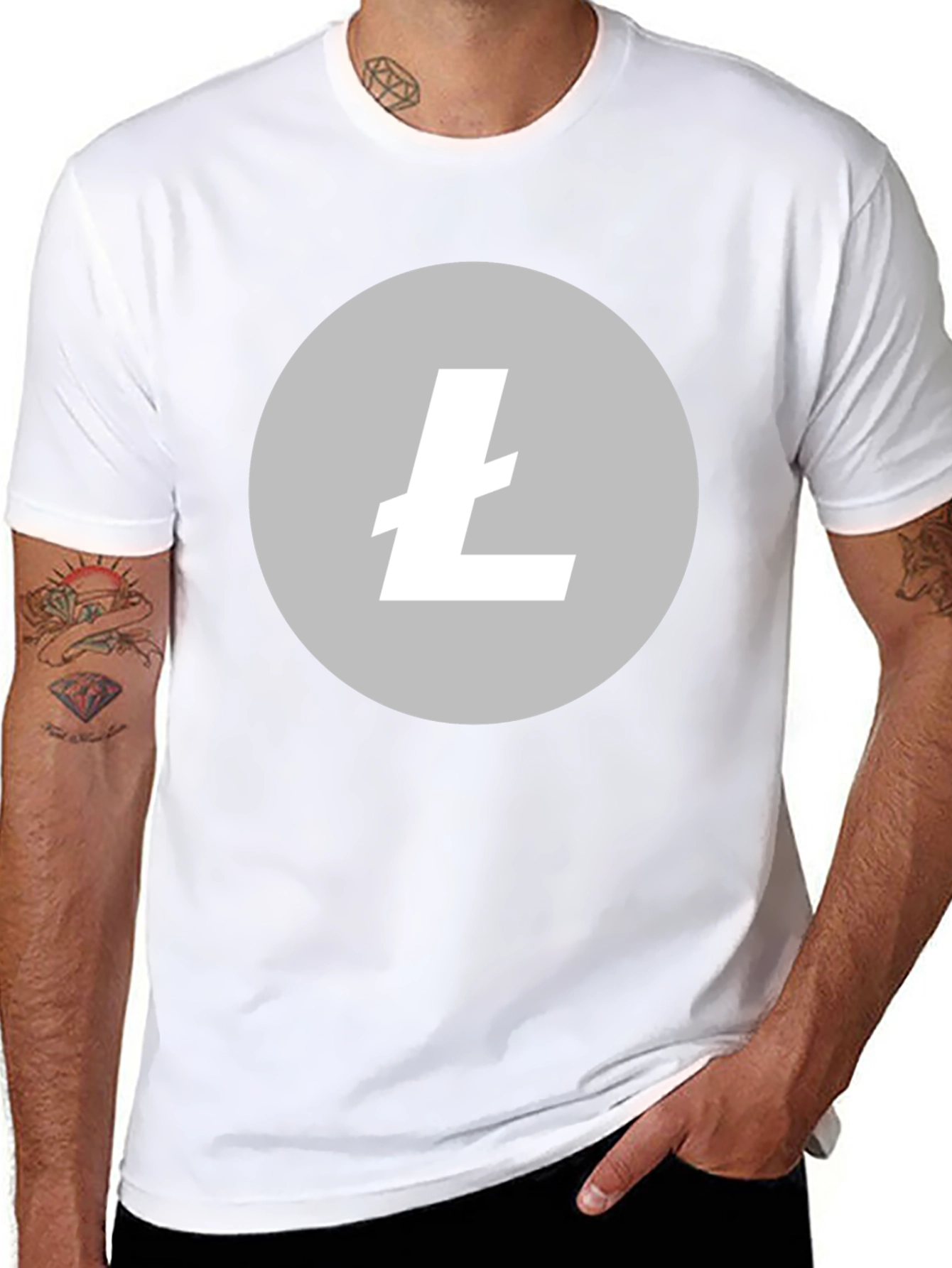 Litecoin Crypto T-Shirt - Stylish & Comfortable Tee