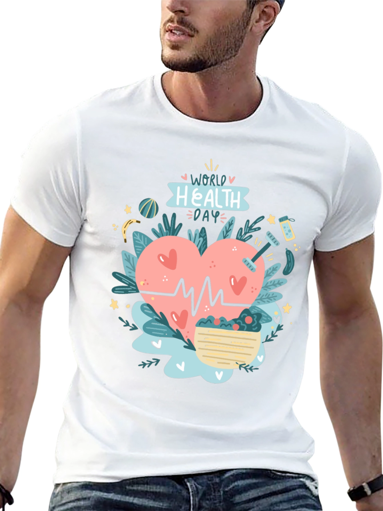 Health Day Black Tee