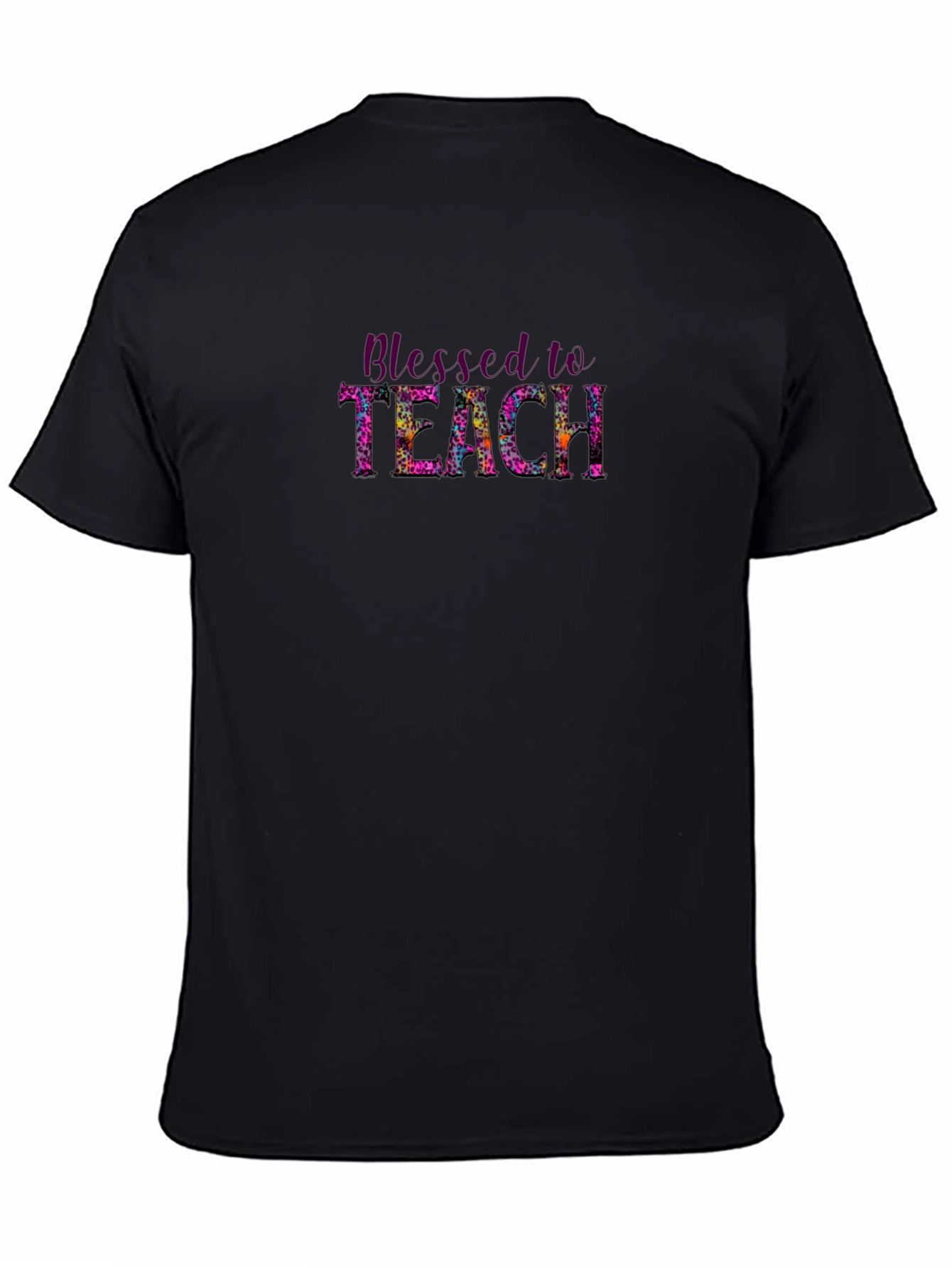 Blessed to Teach Graphic Tee - Black