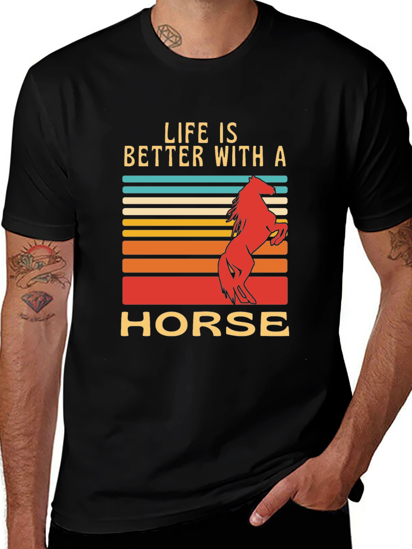 Life is Better with a Horse T-Shirt