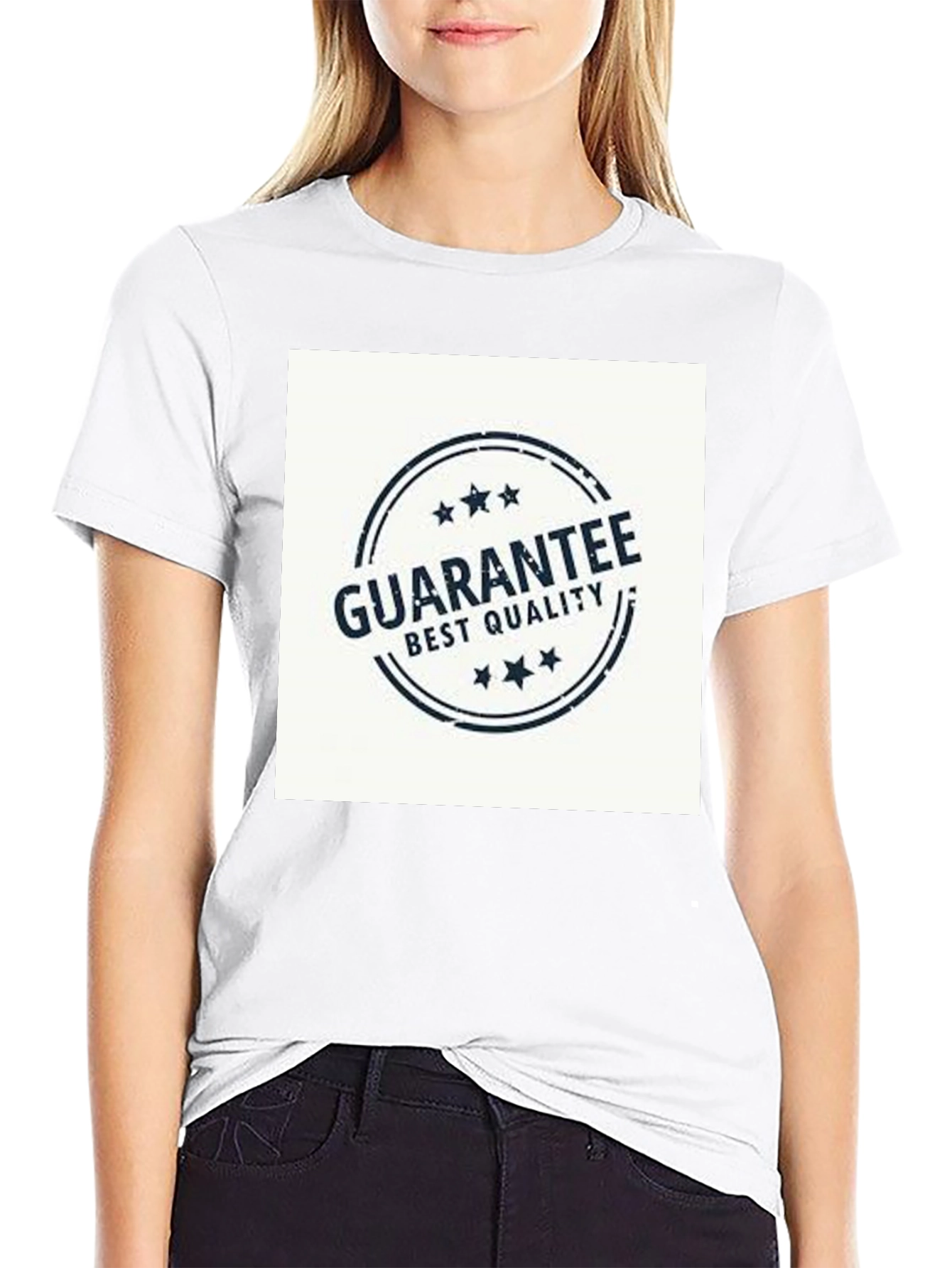Mens Black T-Shirt - Guarantee Best Quality Print