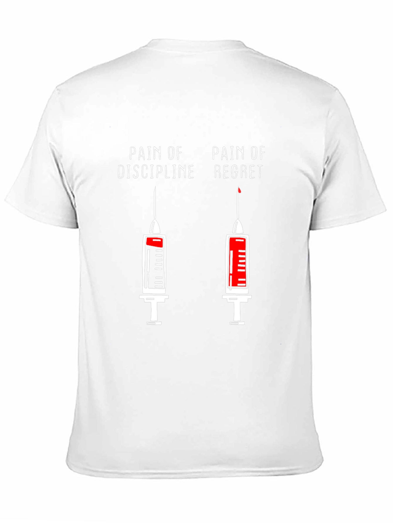 Pain of Discipline vs. Regret T-Shirt