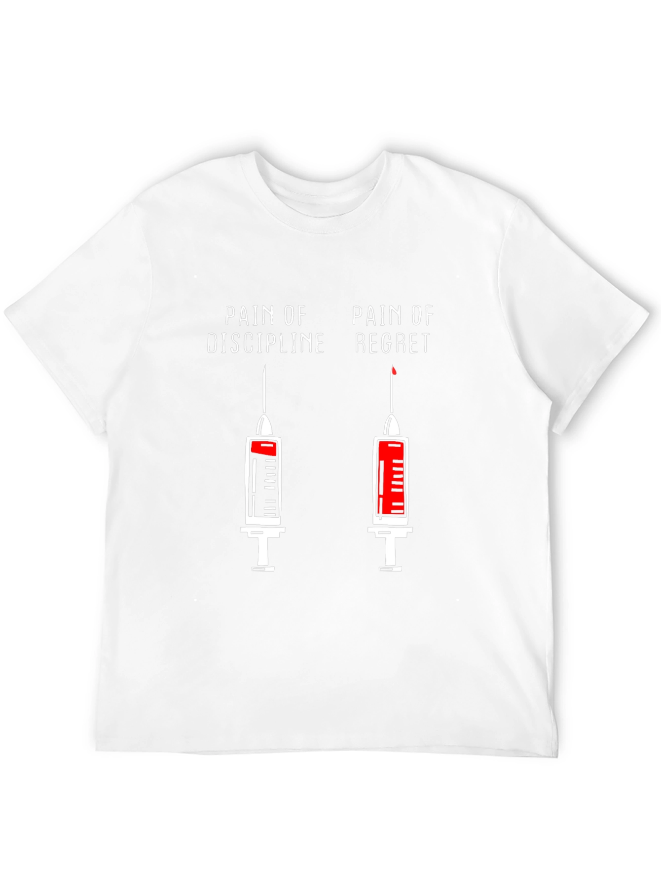 Pain of Discipline vs. Regret T-Shirt