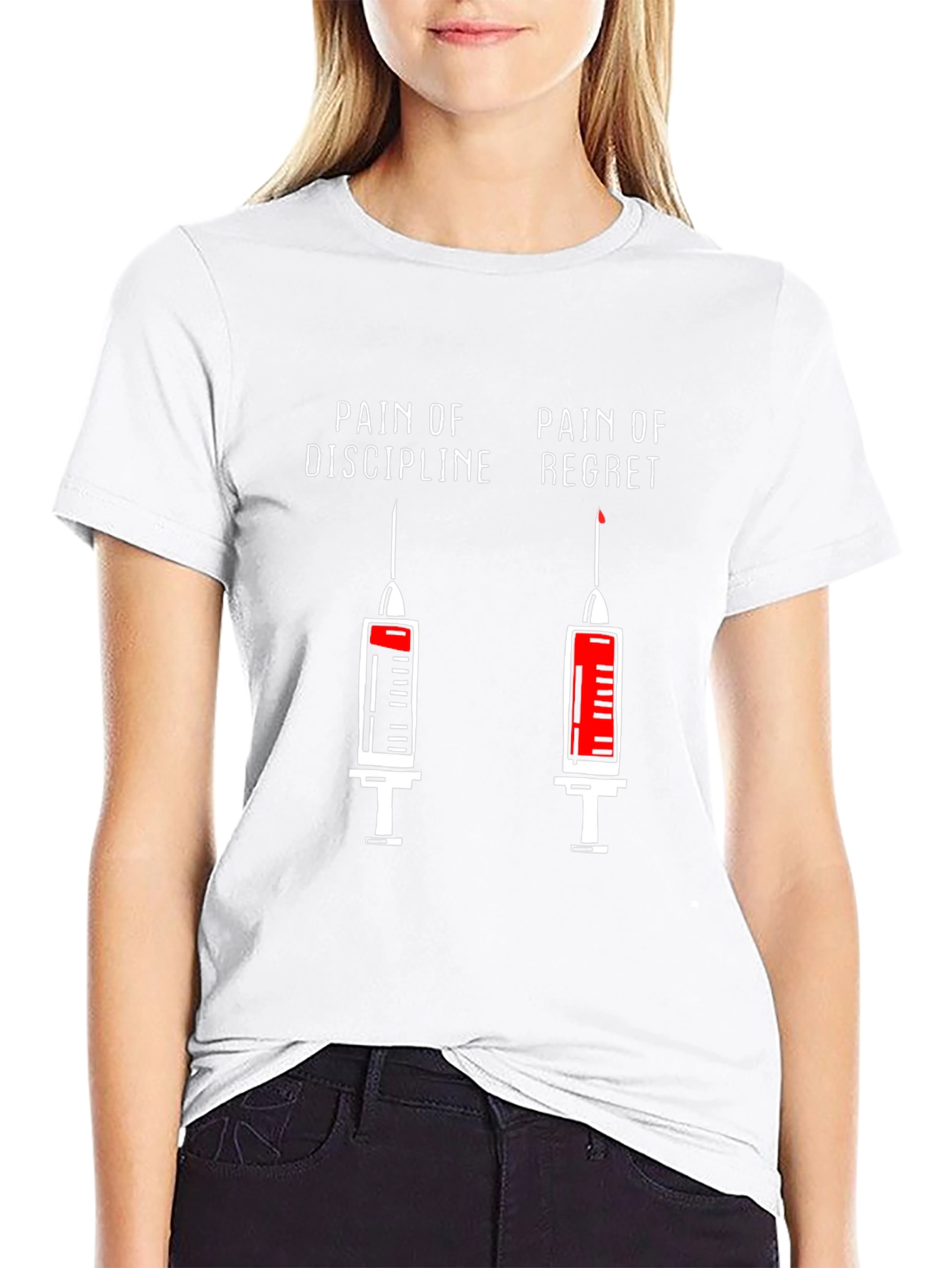 Pain of Discipline vs. Regret T-Shirt