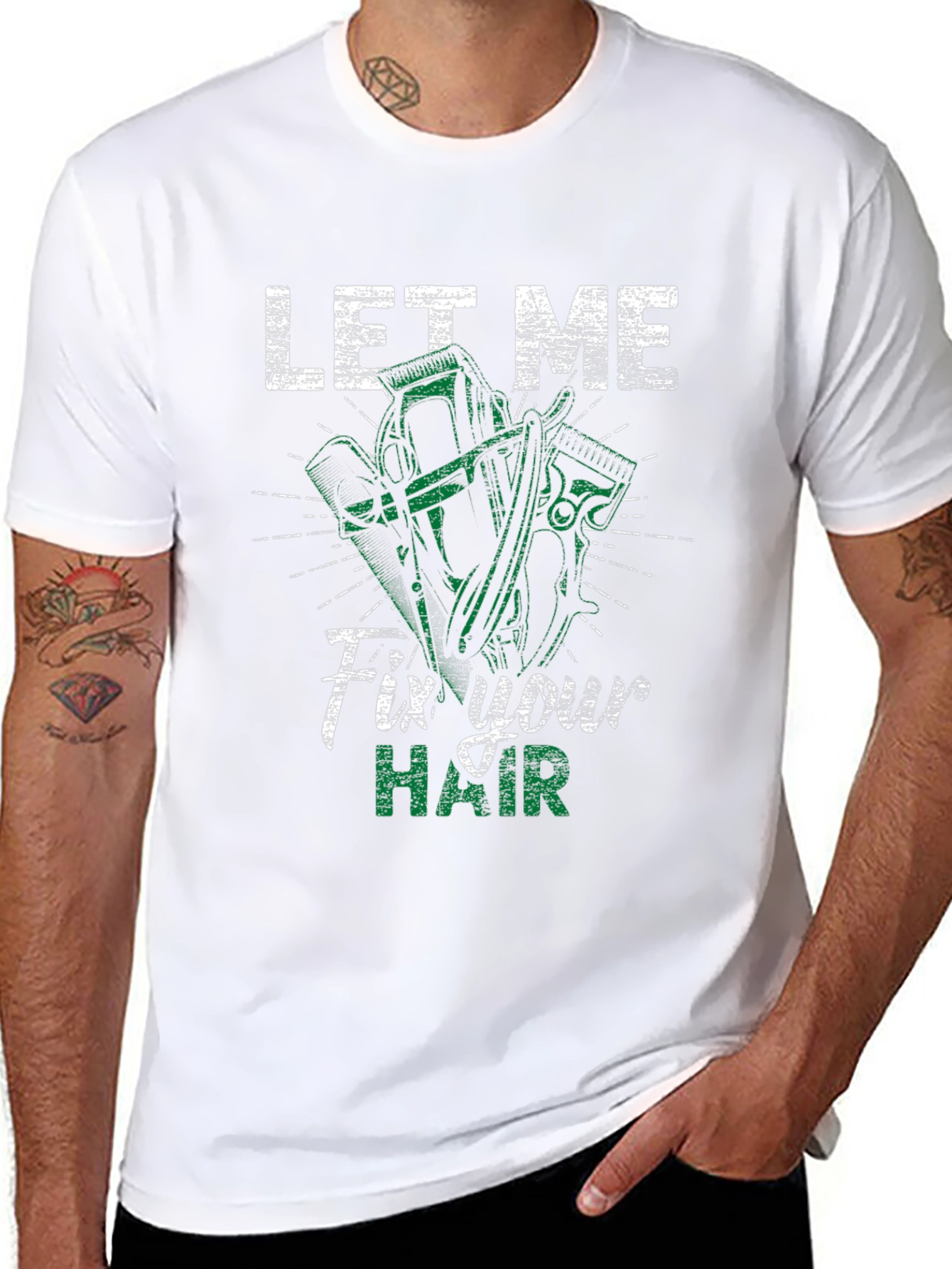 Let Me Fix Your Hair Barber T-Shirt
