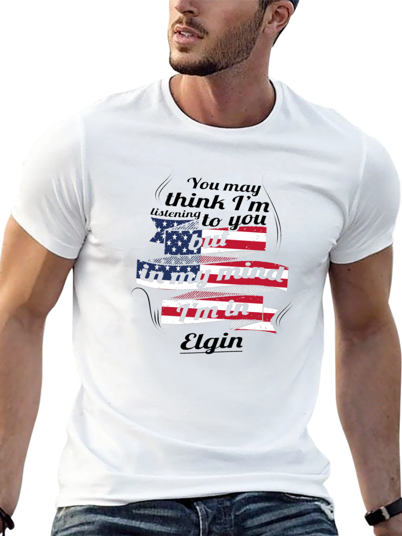 Elgin Mind USA Flag Tee