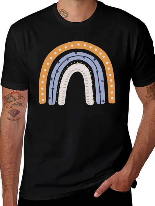 Rainbow Graphic Tee - Stylish Comfort