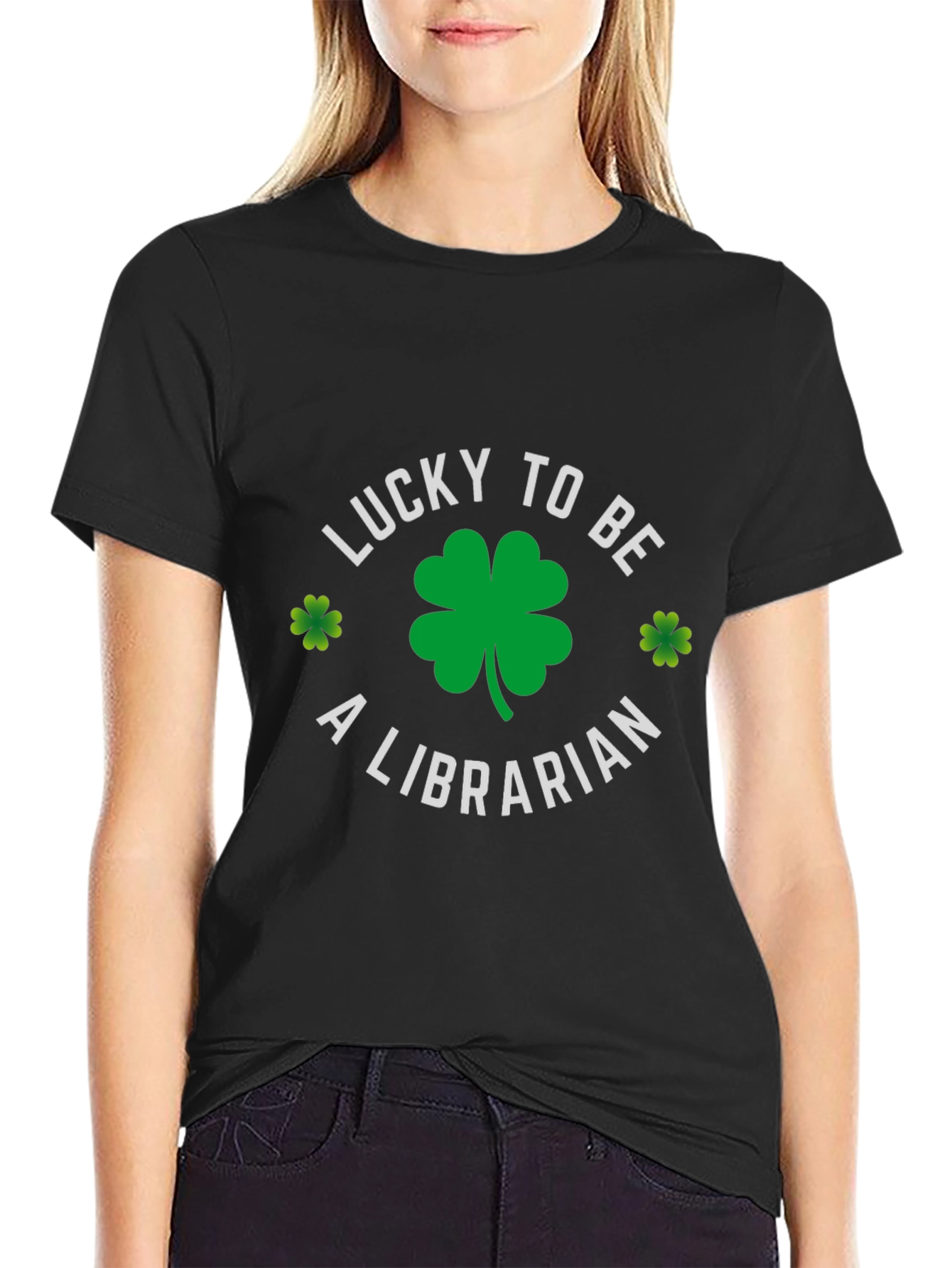 Lucky To Be A Librarian T-Shirt