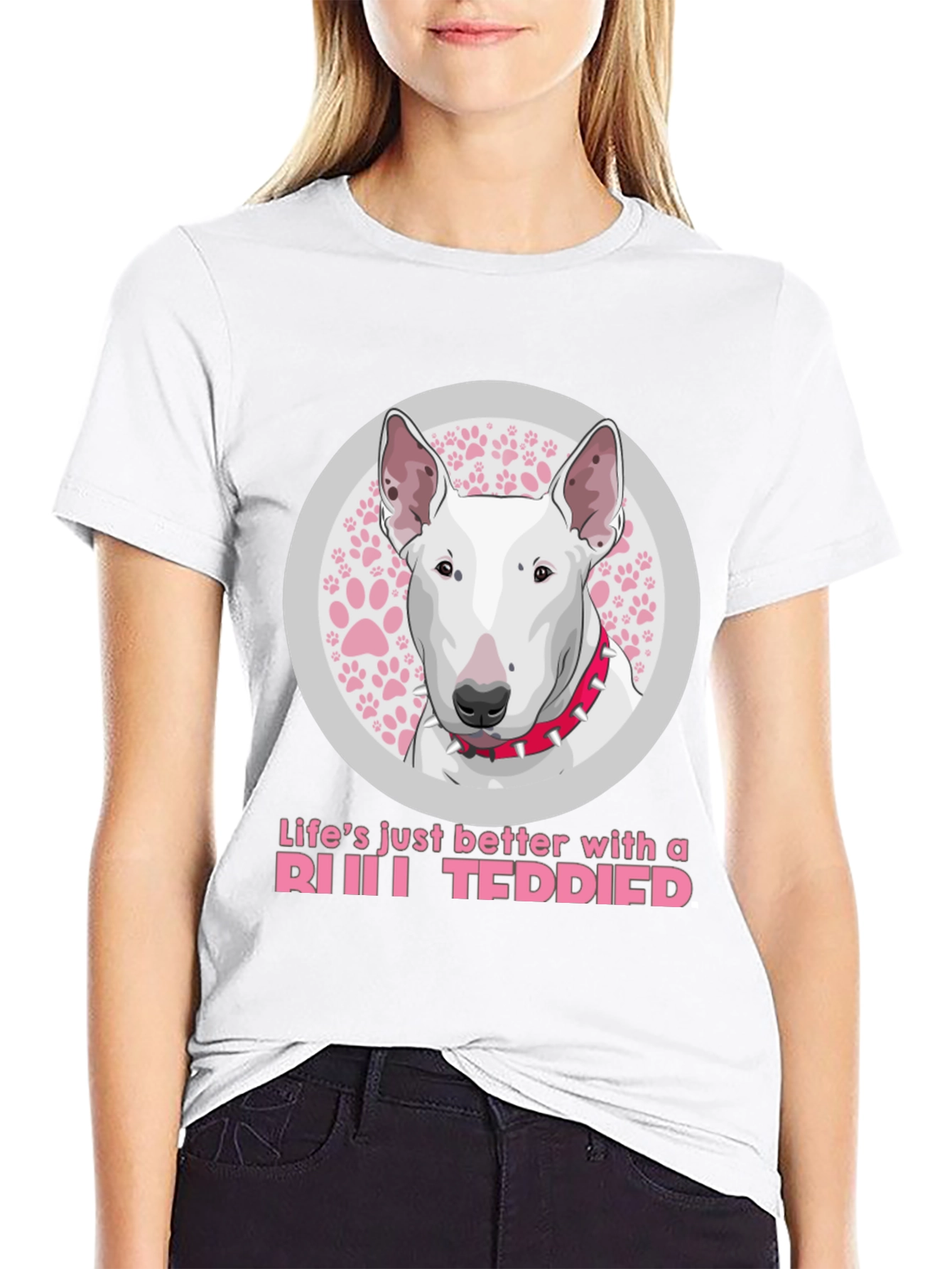 Bull Terrier Dog T-Shirt - Lifes Just Better