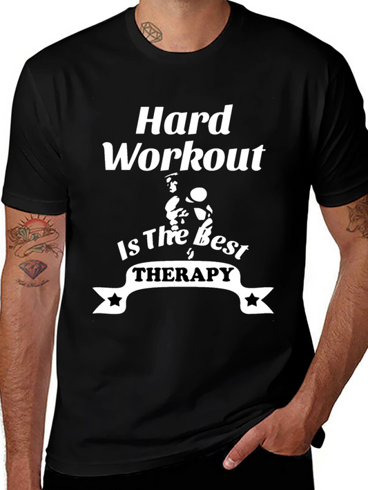 Hard Workout Therapy Graphic Tee