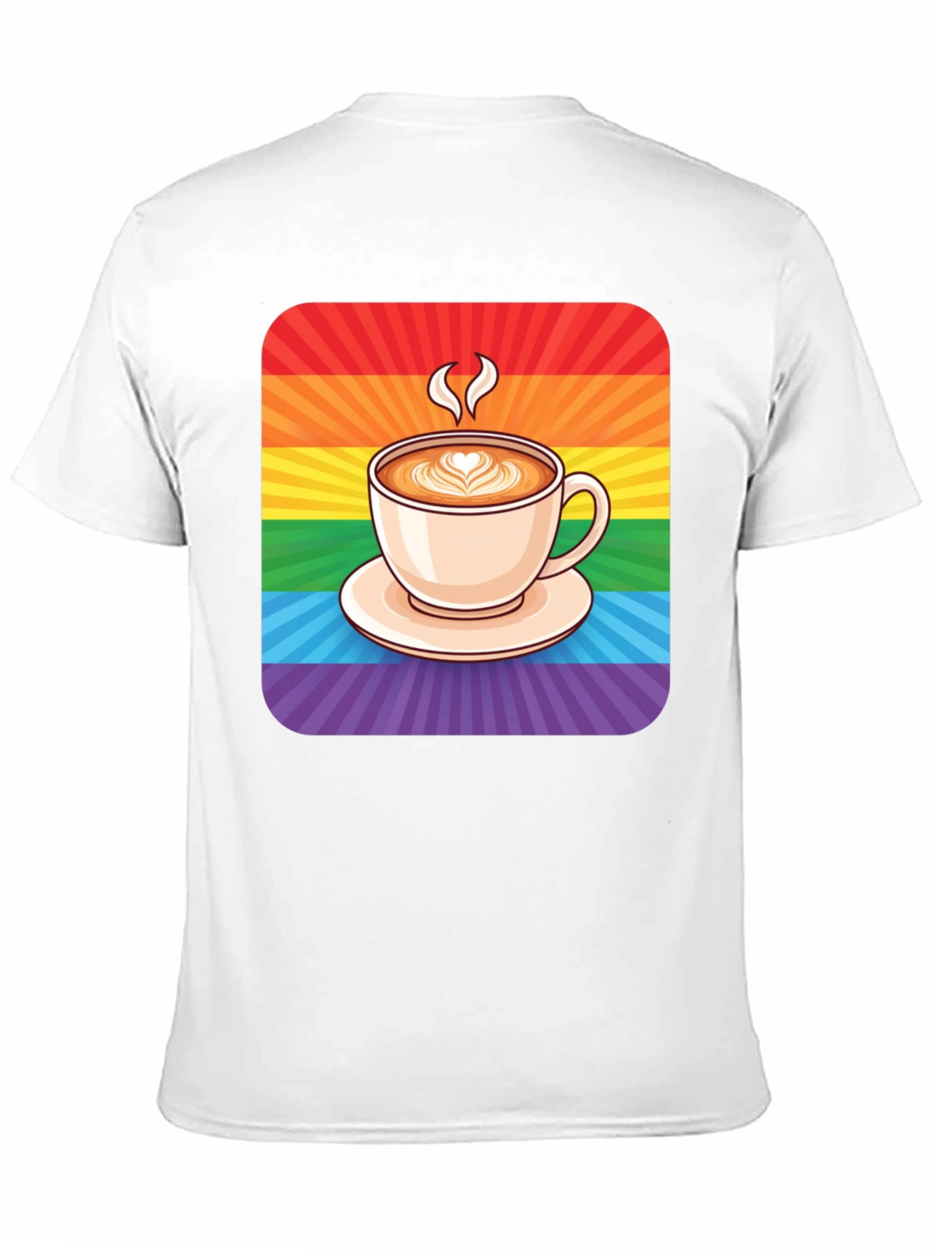 Rainbow Coffee Lover T-Shirt
