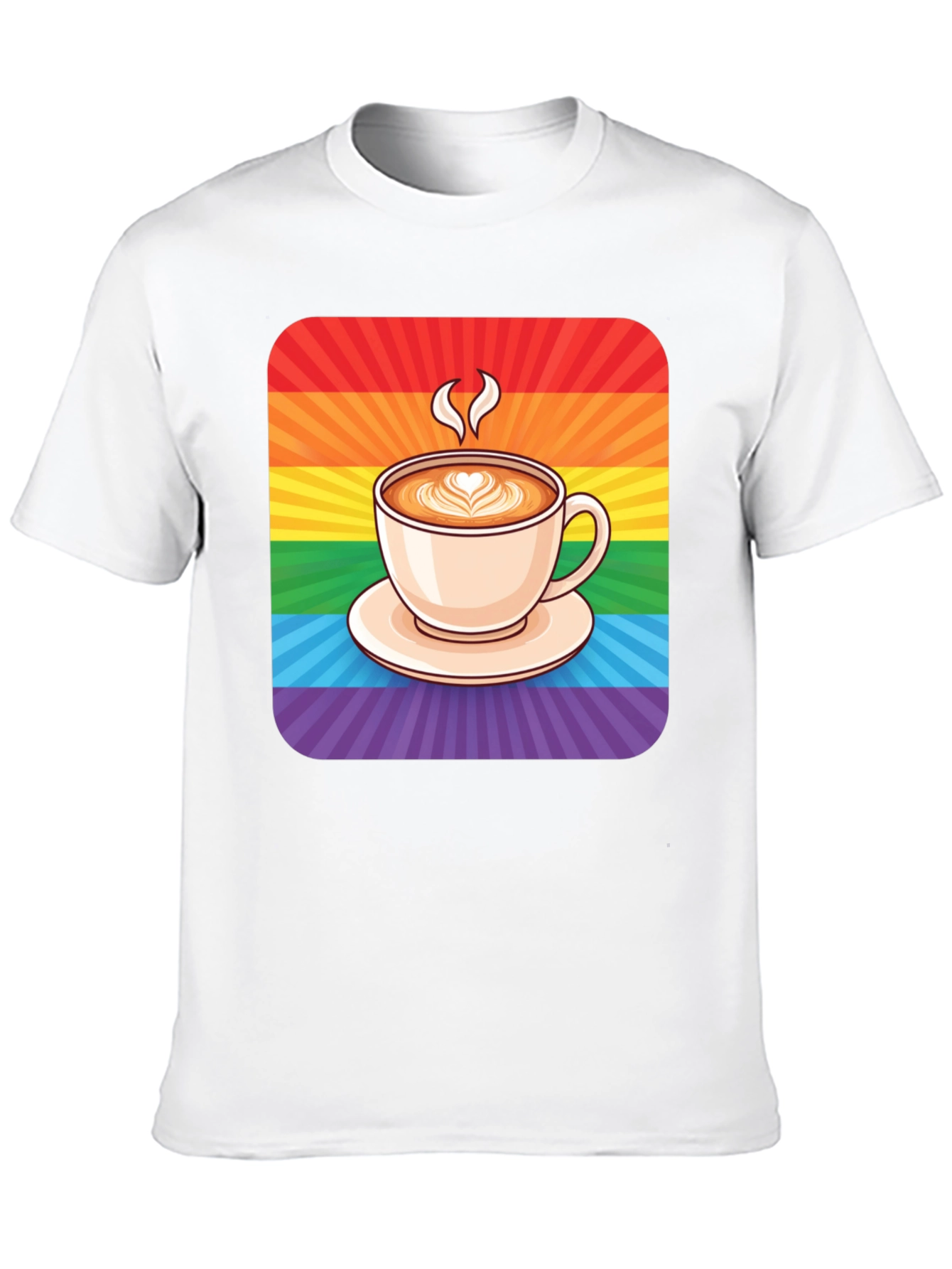 Rainbow Coffee Lover T-Shirt