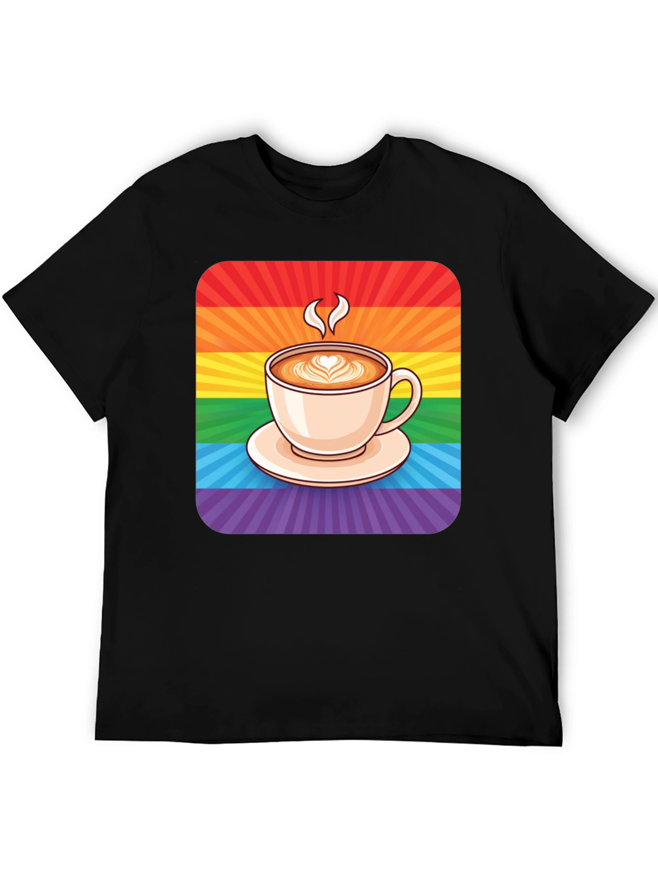 Rainbow Coffee Lover T-Shirt
