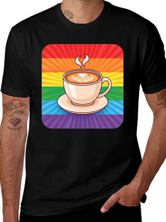 Rainbow Coffee Lover T-Shirt