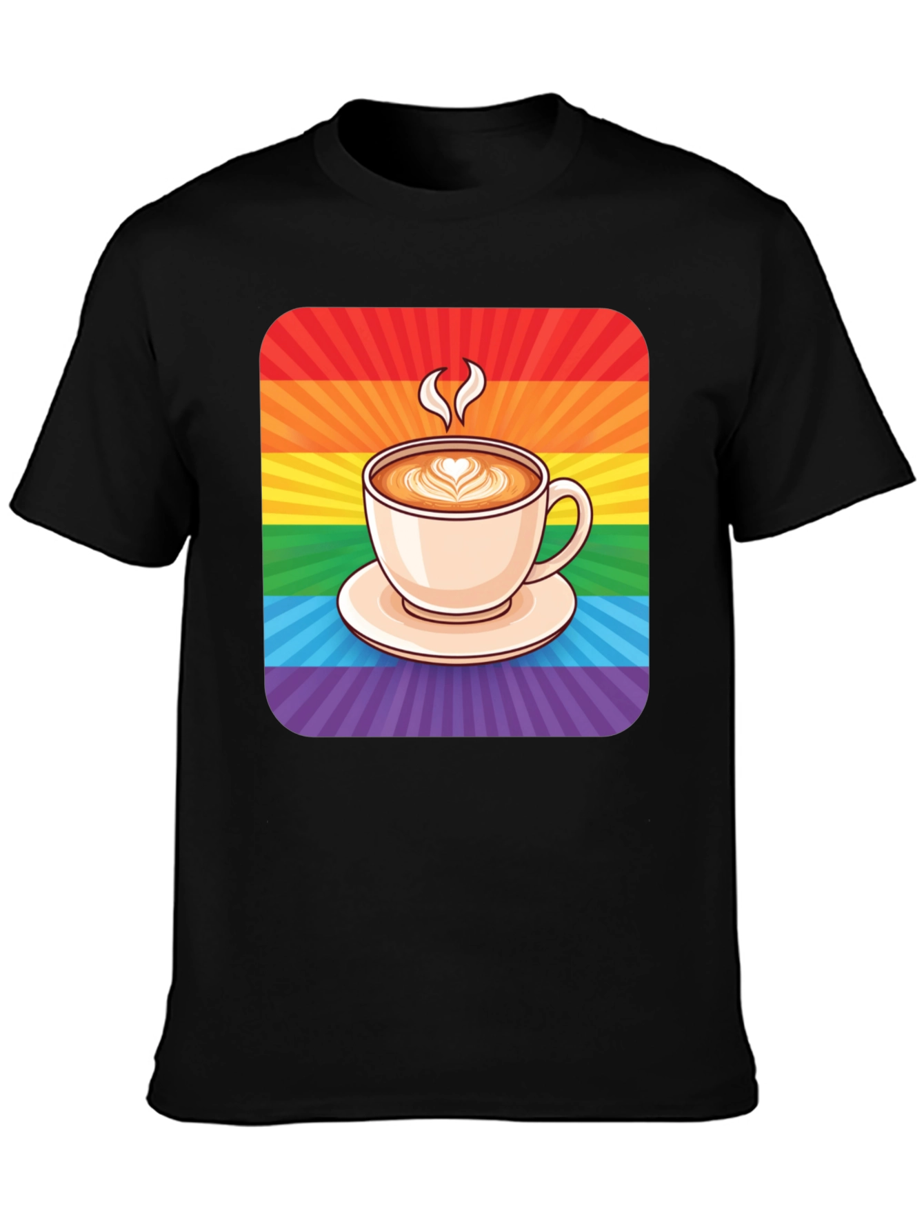 Rainbow Coffee Lover T-Shirt