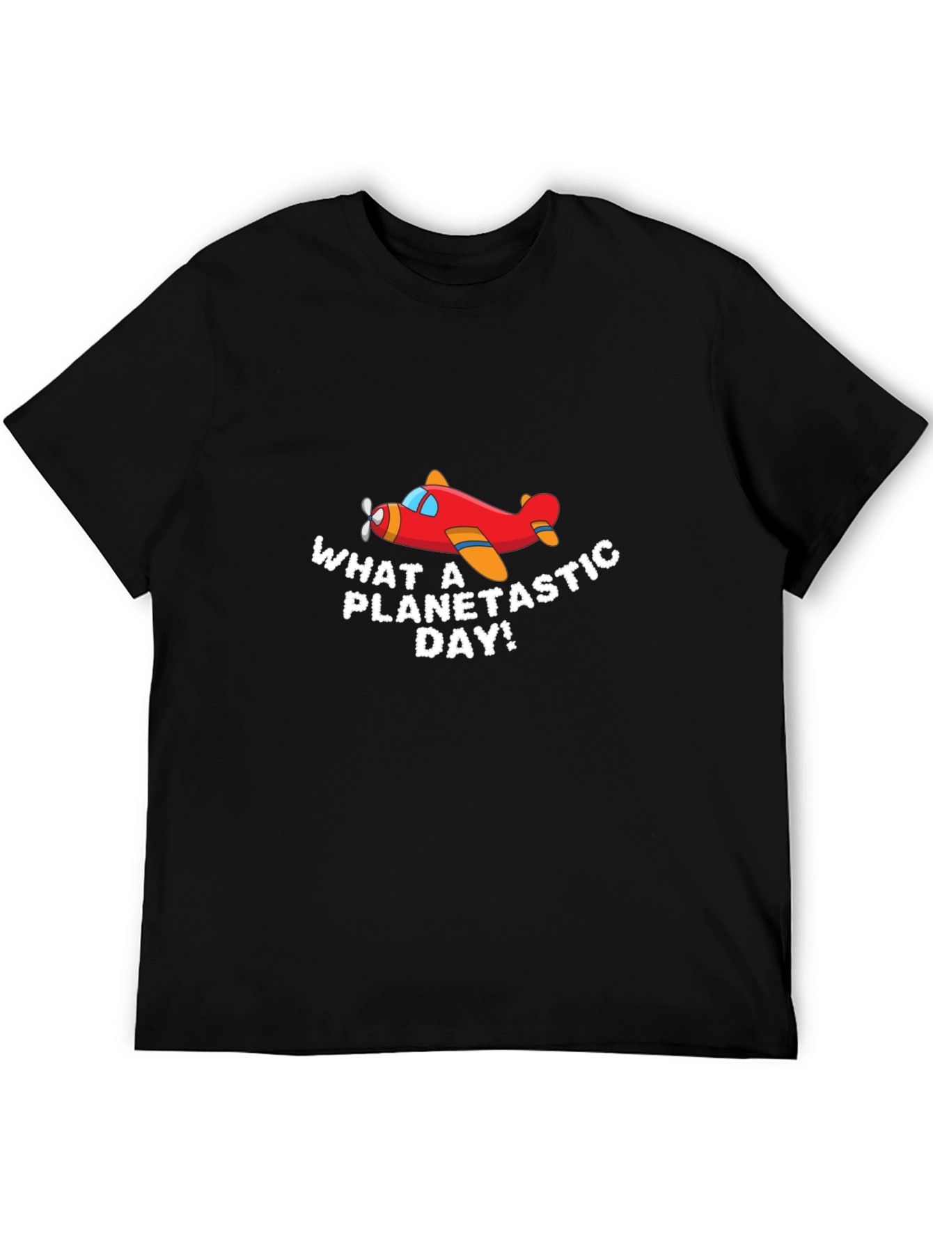 Planetastic Day Airplane T-Shirt