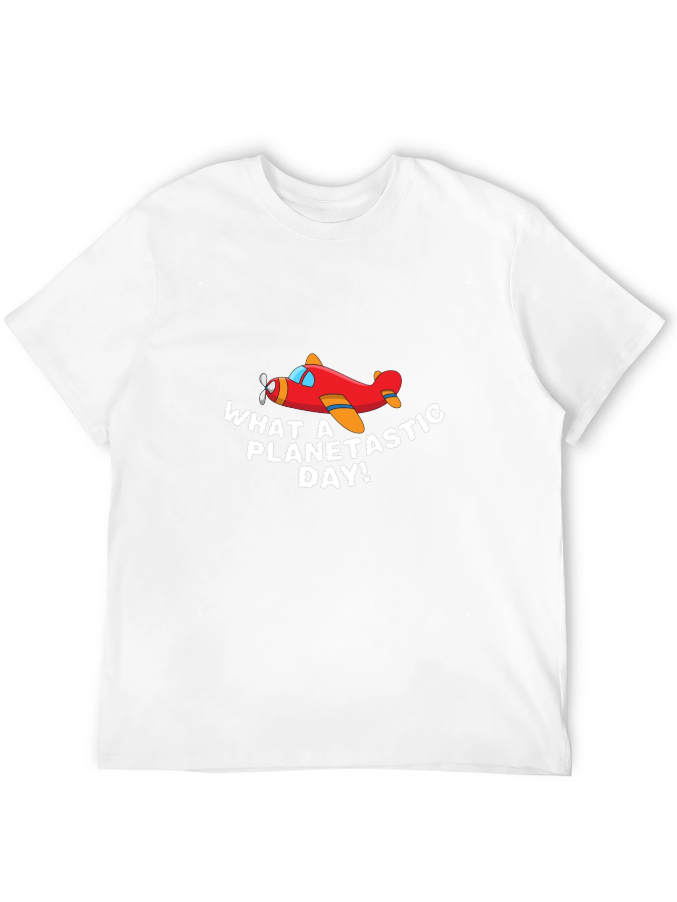 Planetastic Day Airplane T-Shirt