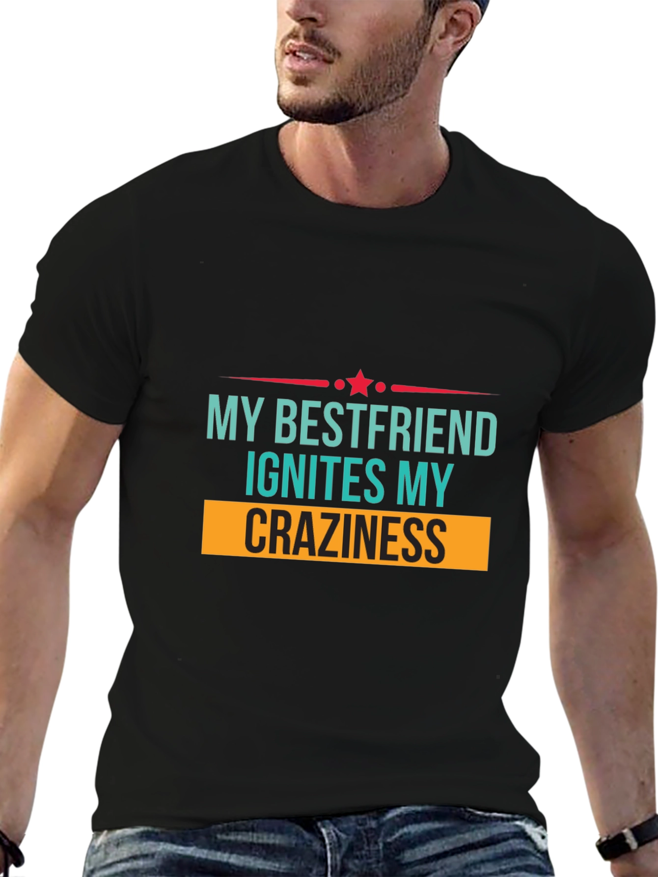 My Bestfriend Ignites My Craziness Graphic Tee