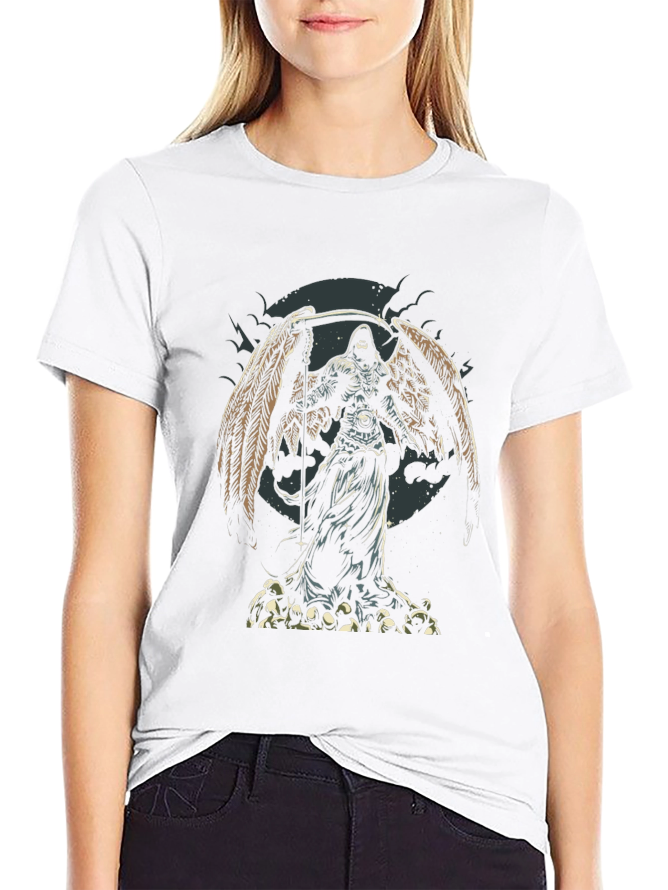 Grim Reaper Winged Death T-Shirt