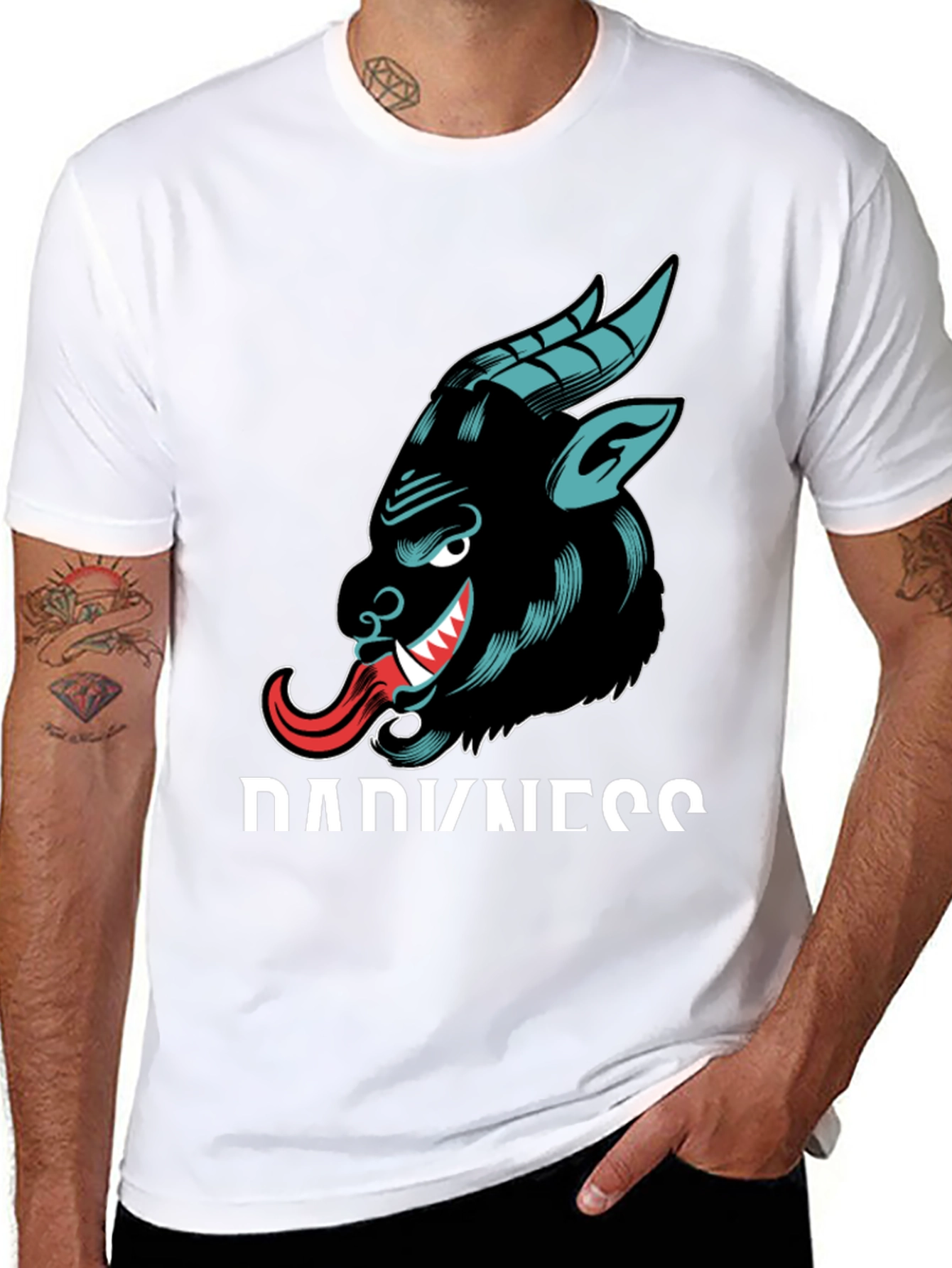 Darkness Graphic Print Tee