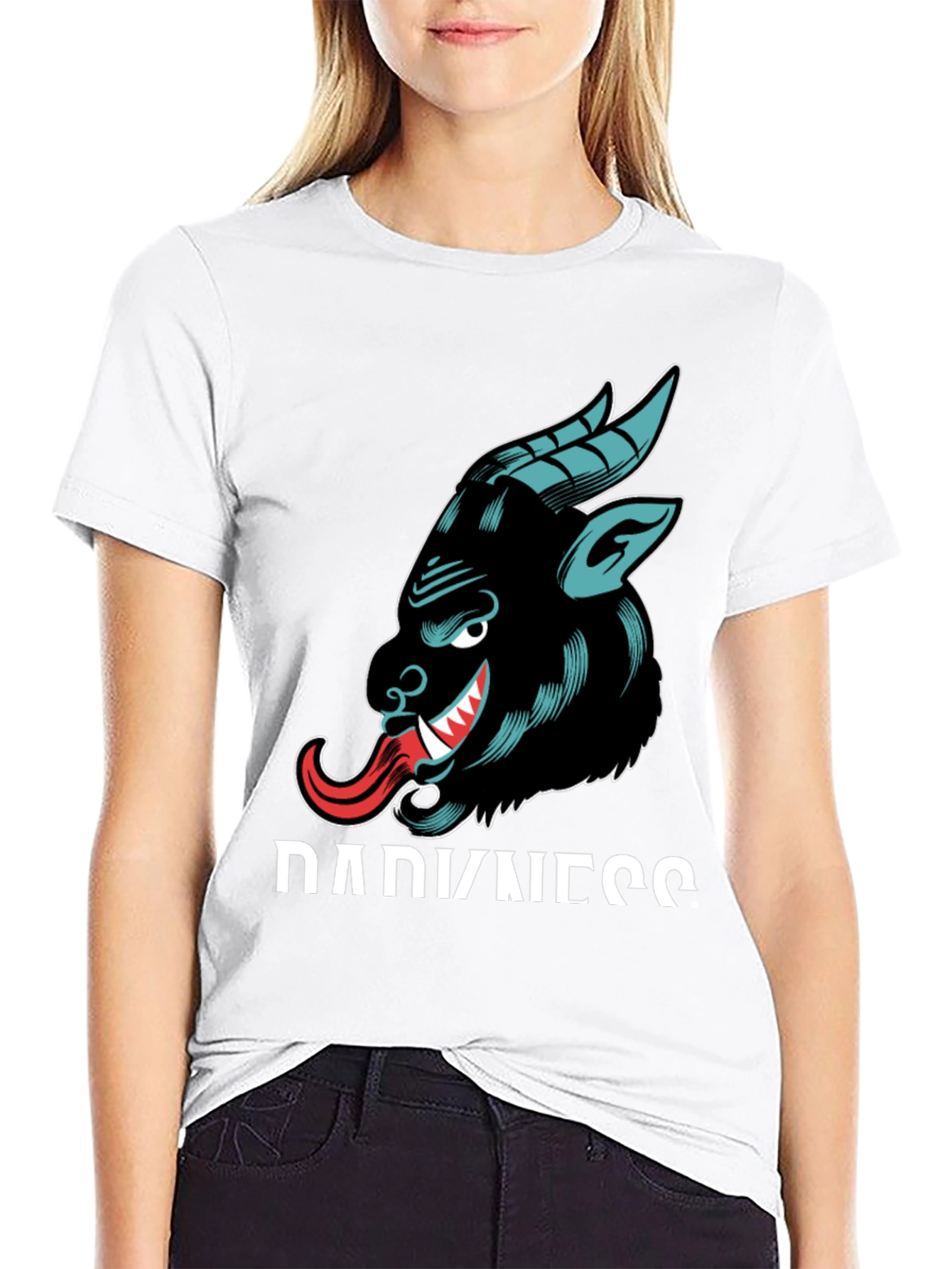 Darkness Graphic Print Tee