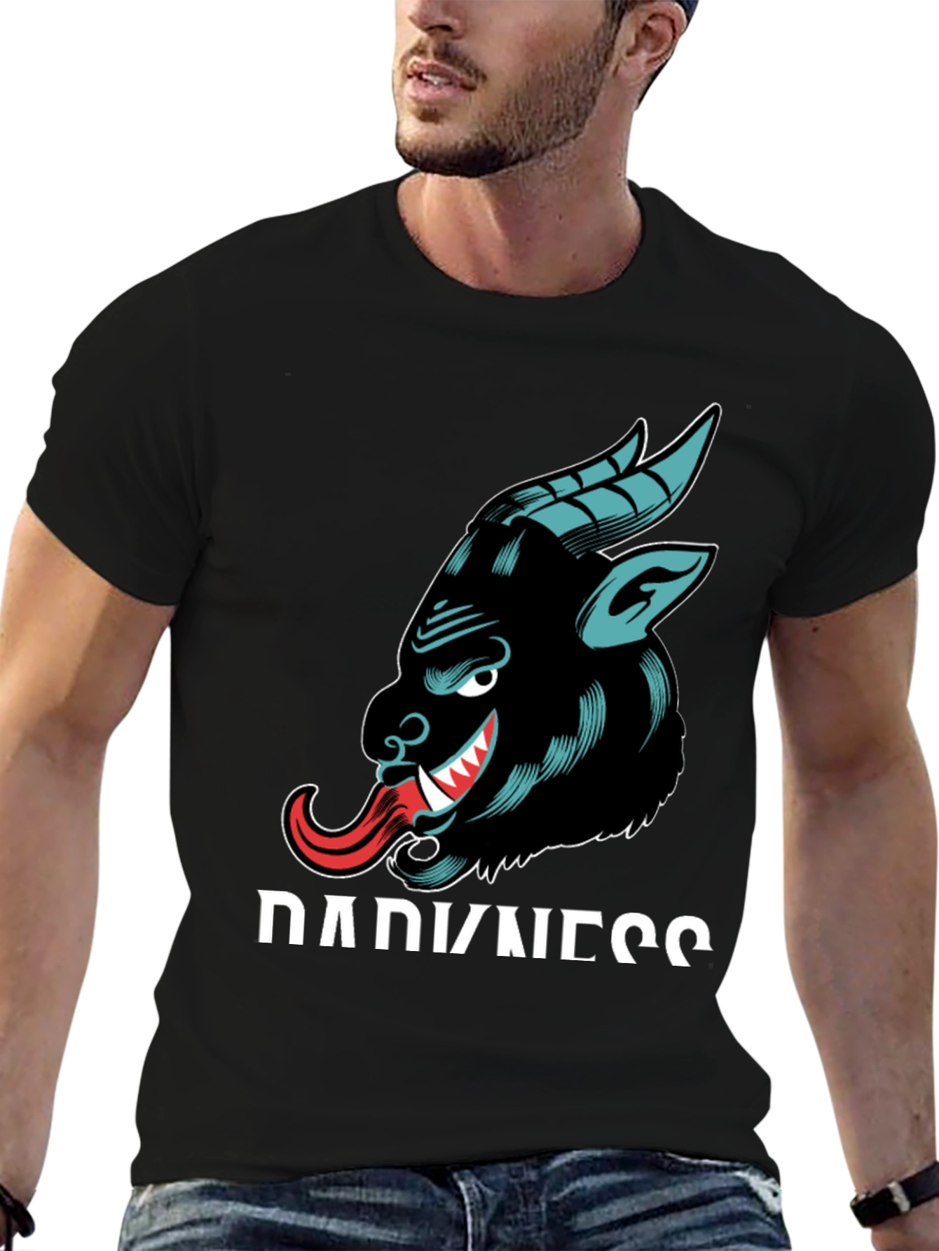 Darkness Graphic Print Tee