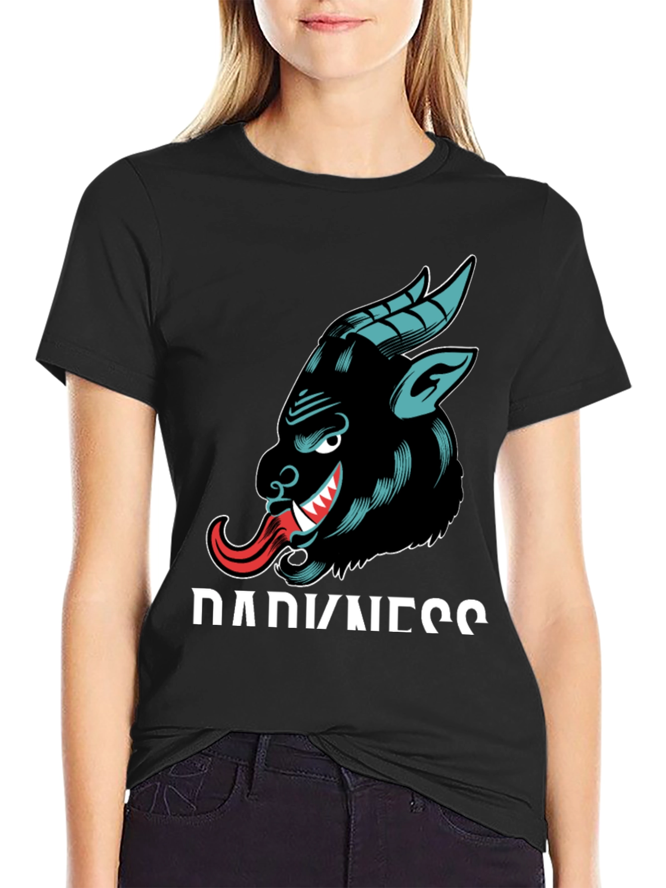 Darkness Graphic Print Tee