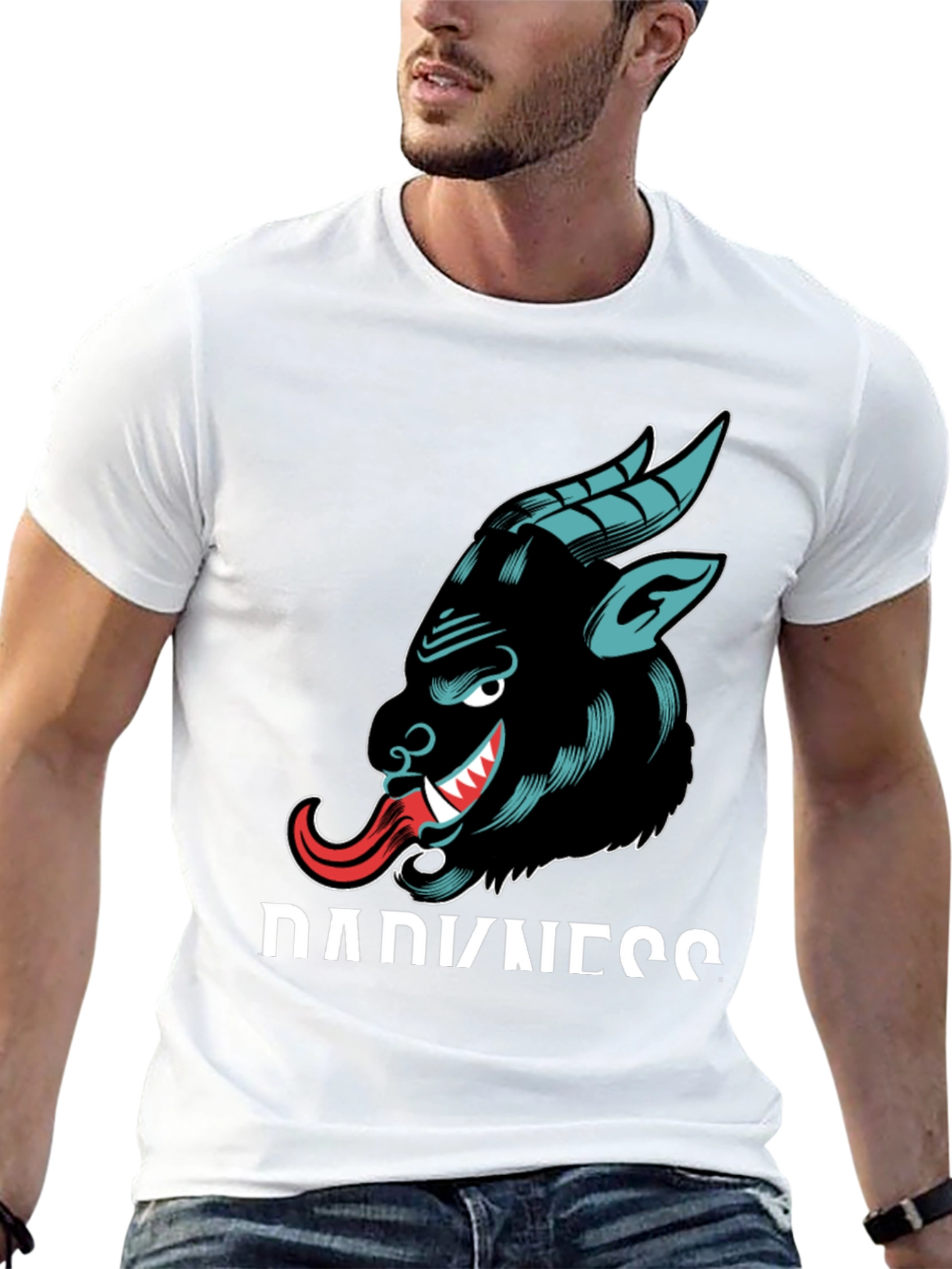 Darkness Graphic Print Tee