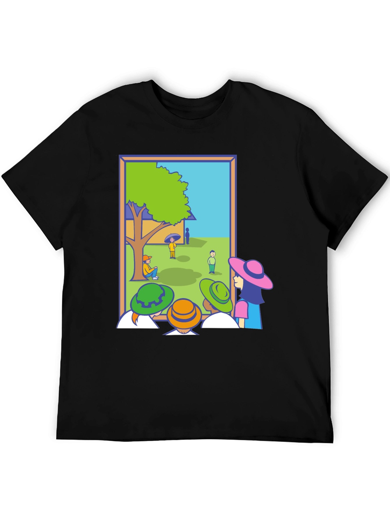 Cartoon Illustration Graphic Tee