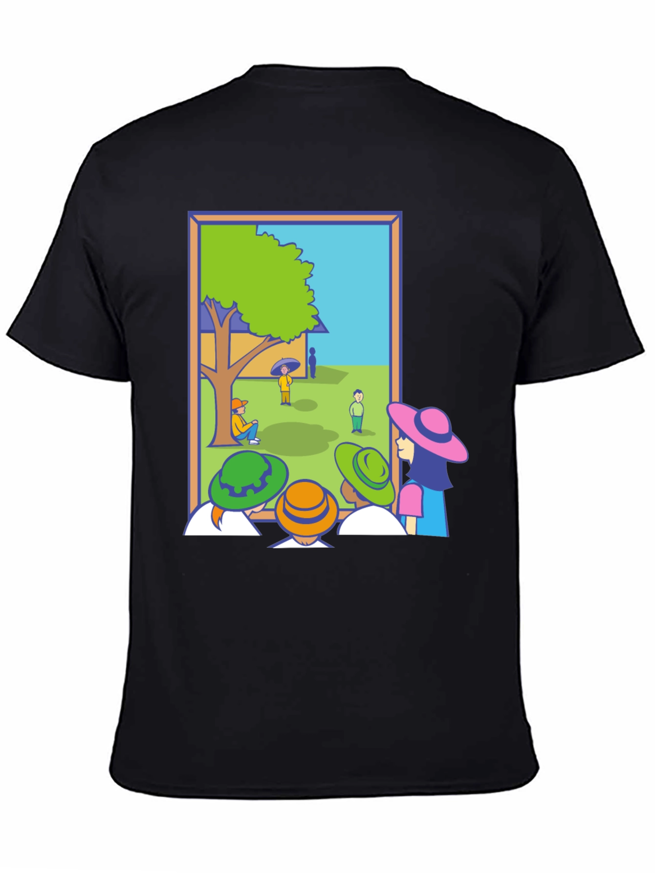 Cartoon Illustration Graphic Tee