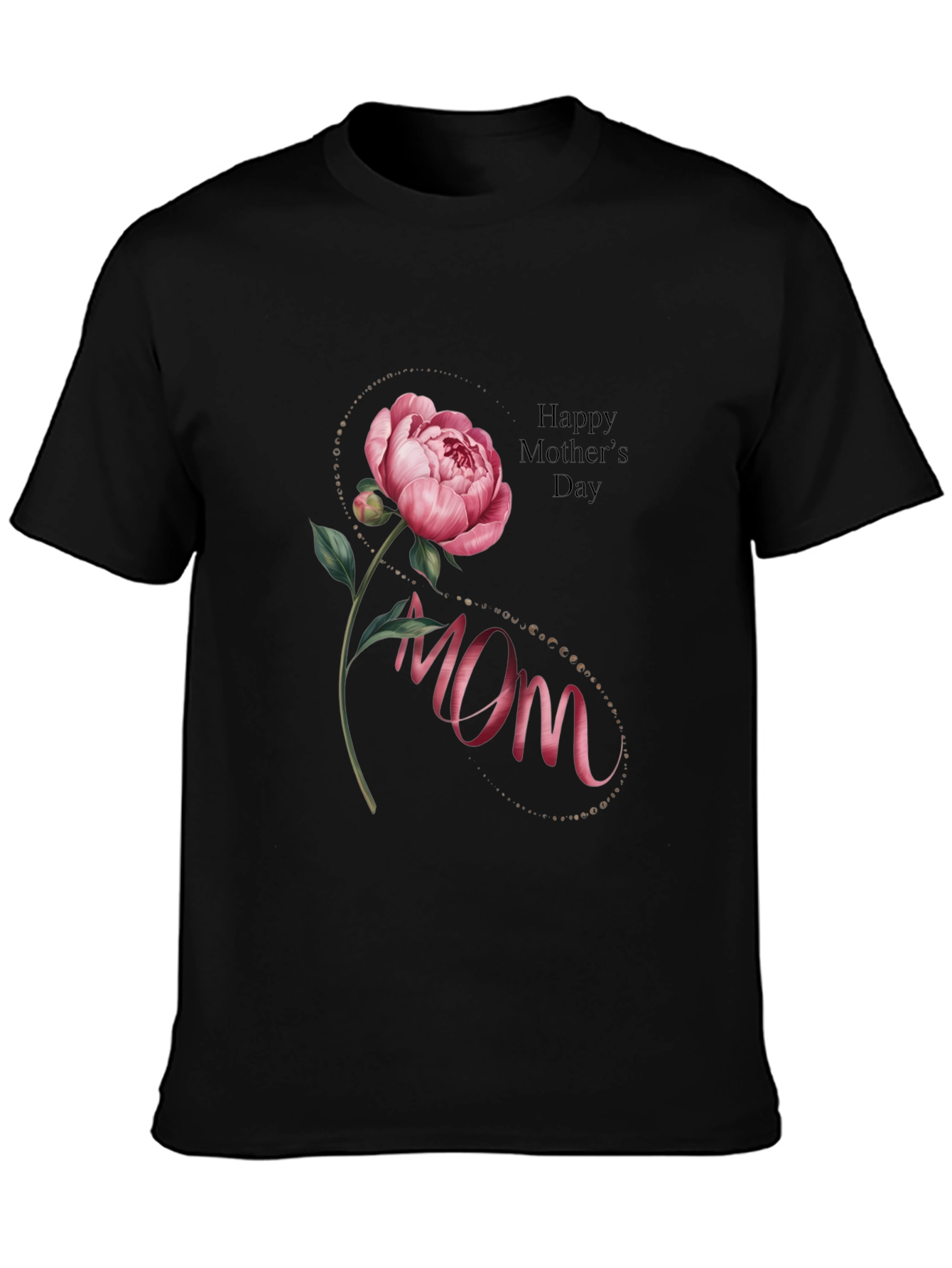Mom Floral T-Shirt - Happy Mothers Day