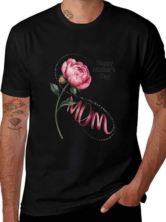 Mom Floral T-Shirt - Happy Mothers Day