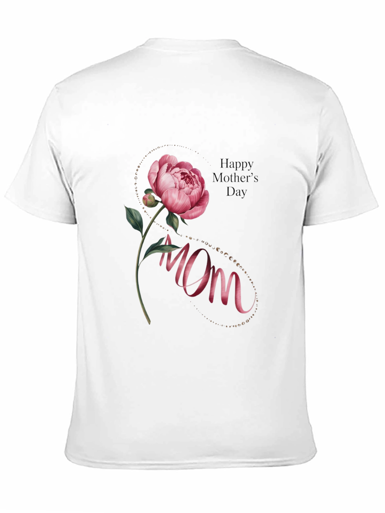 Mom Floral T-Shirt - Happy Mothers Day