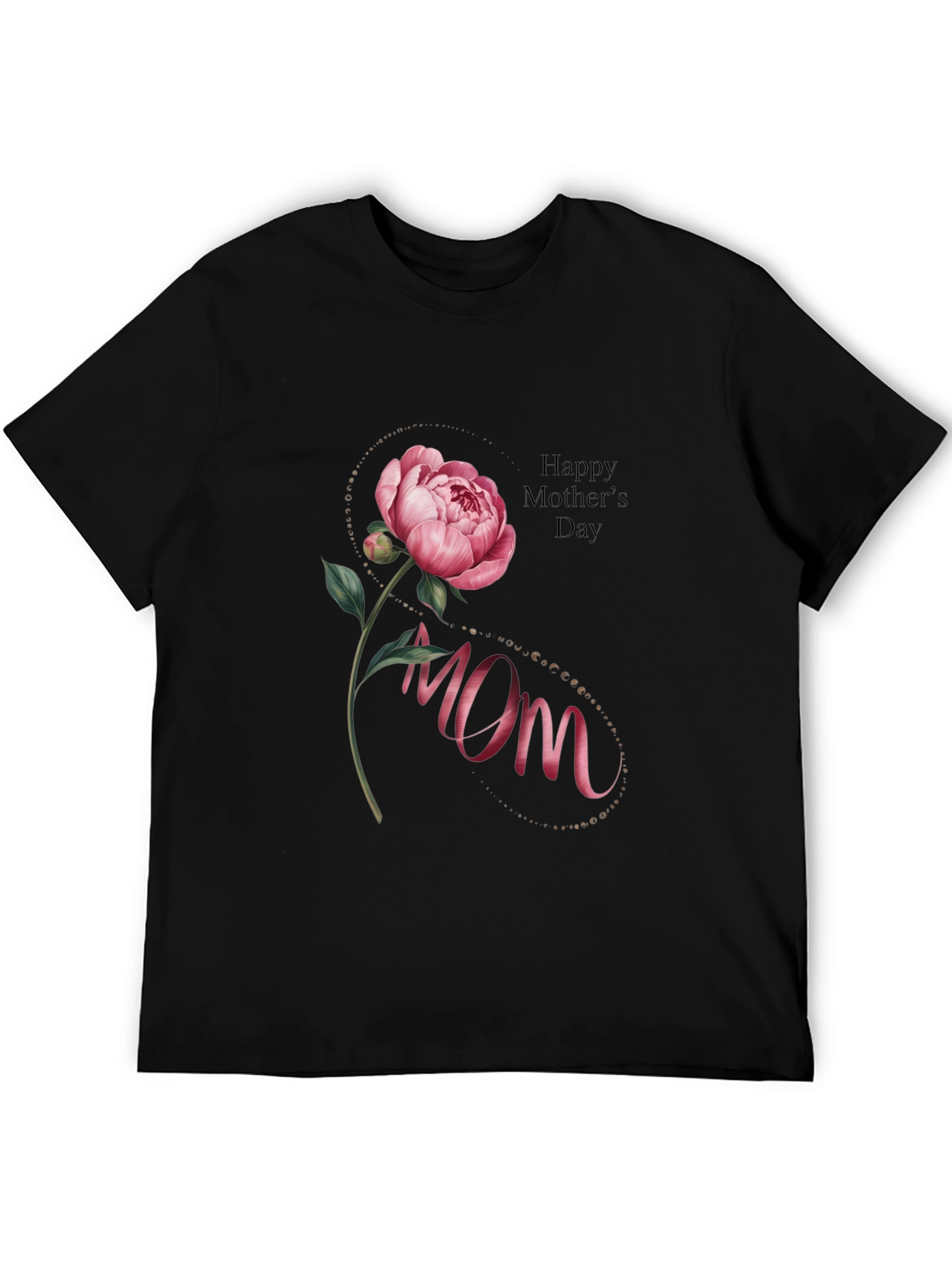 Mom Floral T-Shirt - Happy Mothers Day