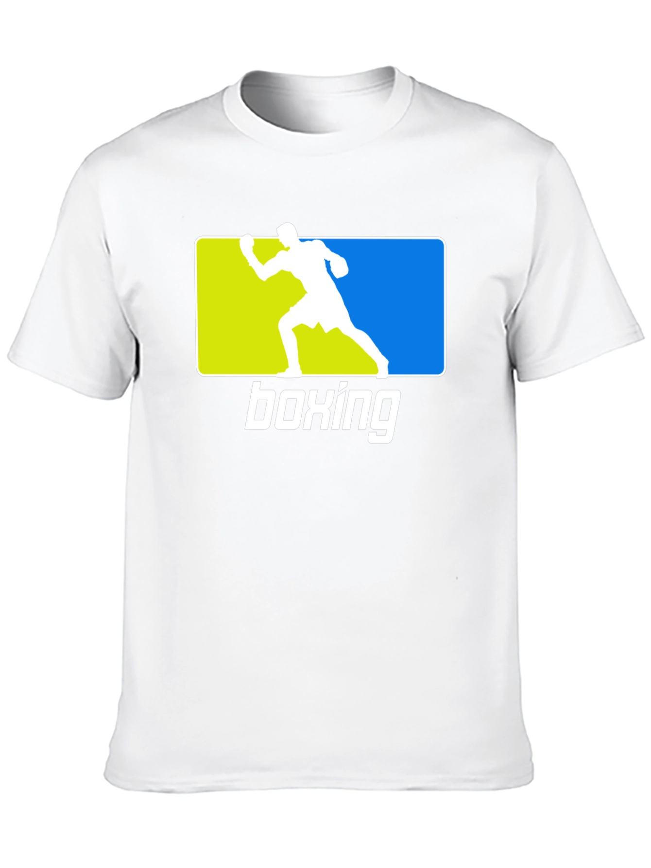 Boxing Graphic Tee - Black Sporty Design