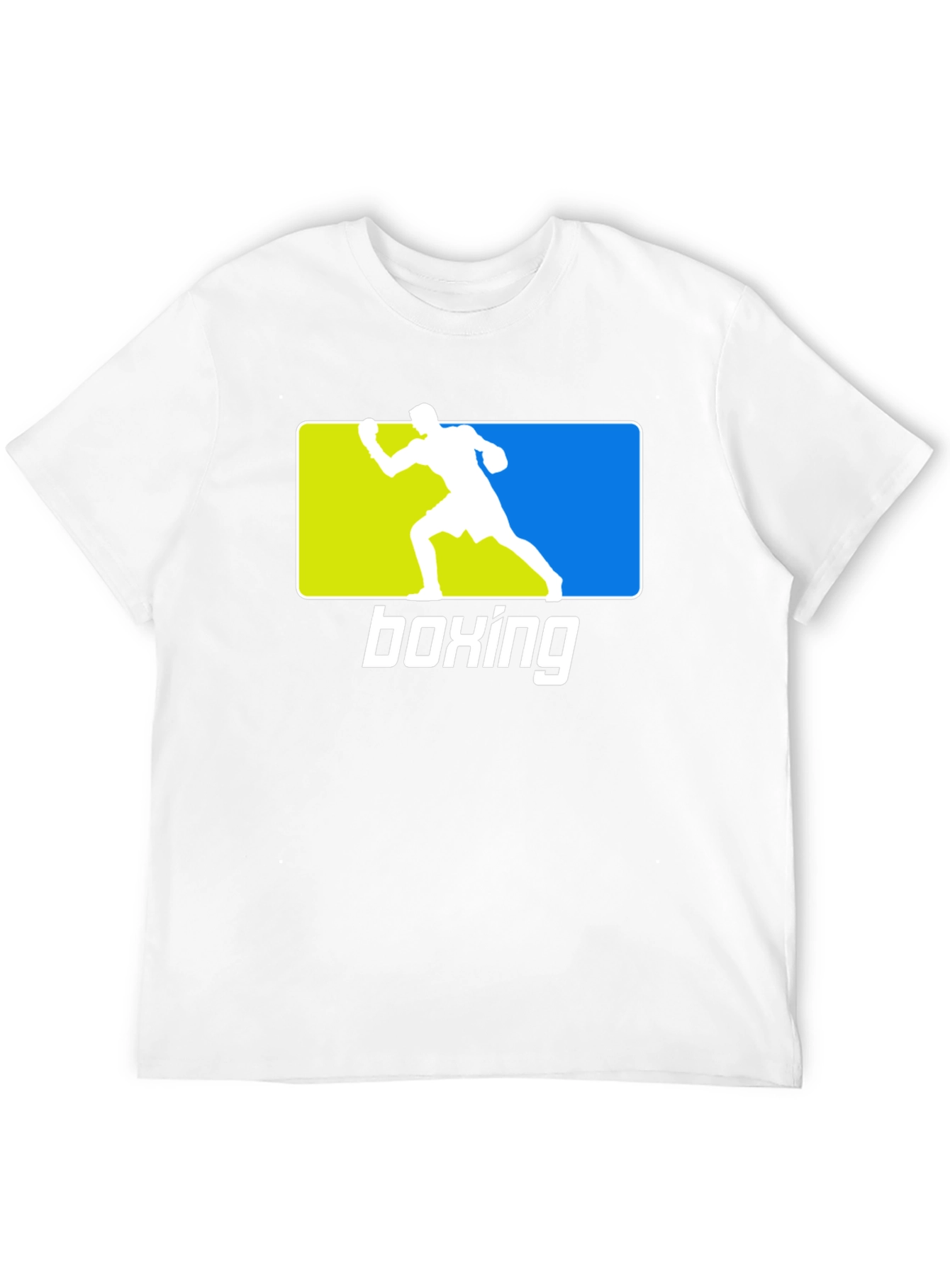 Boxing Graphic Tee - Black Sporty Design