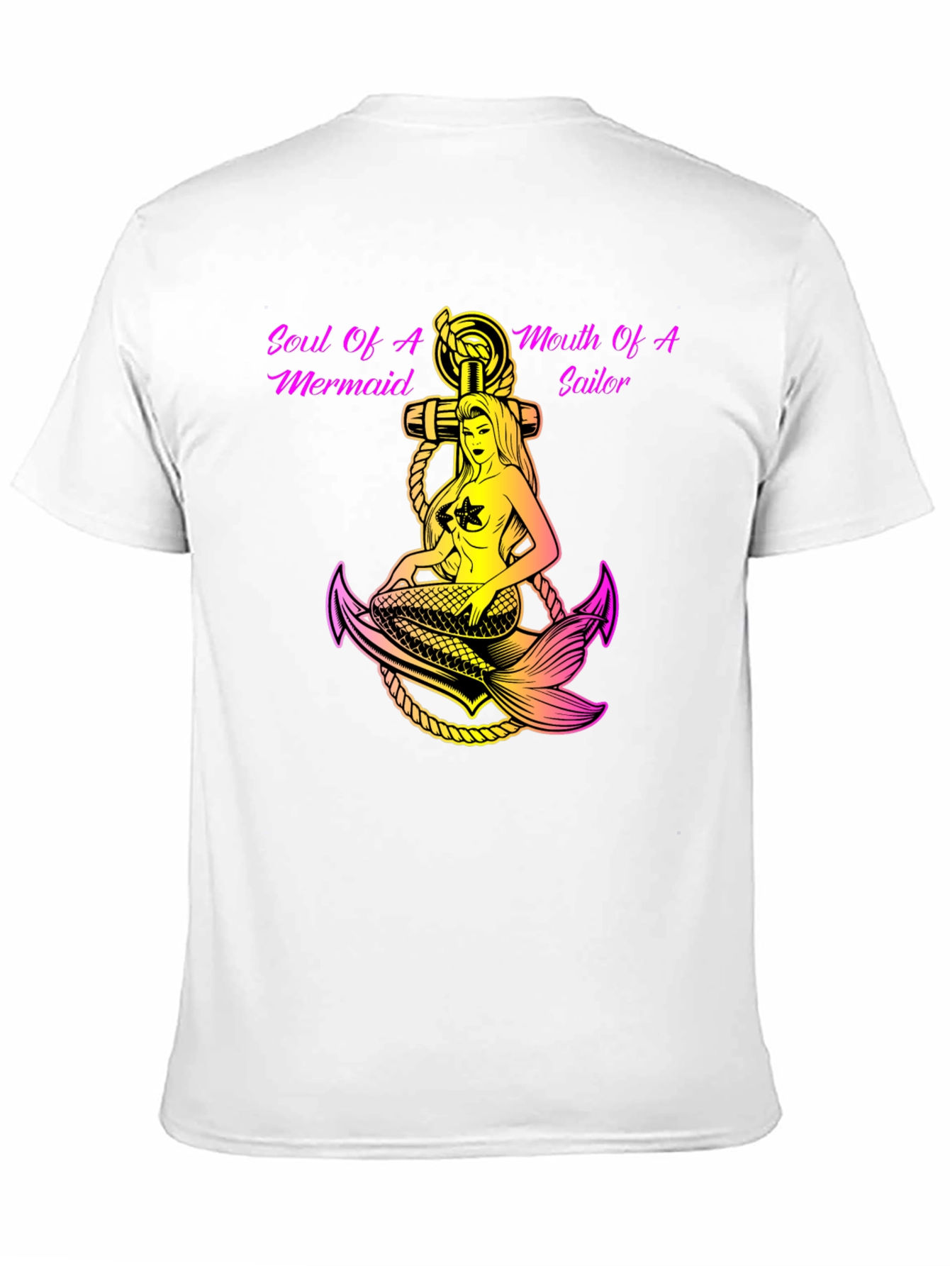 Soul of Mermaid Mouth of Sailor Graphic T-Shirt