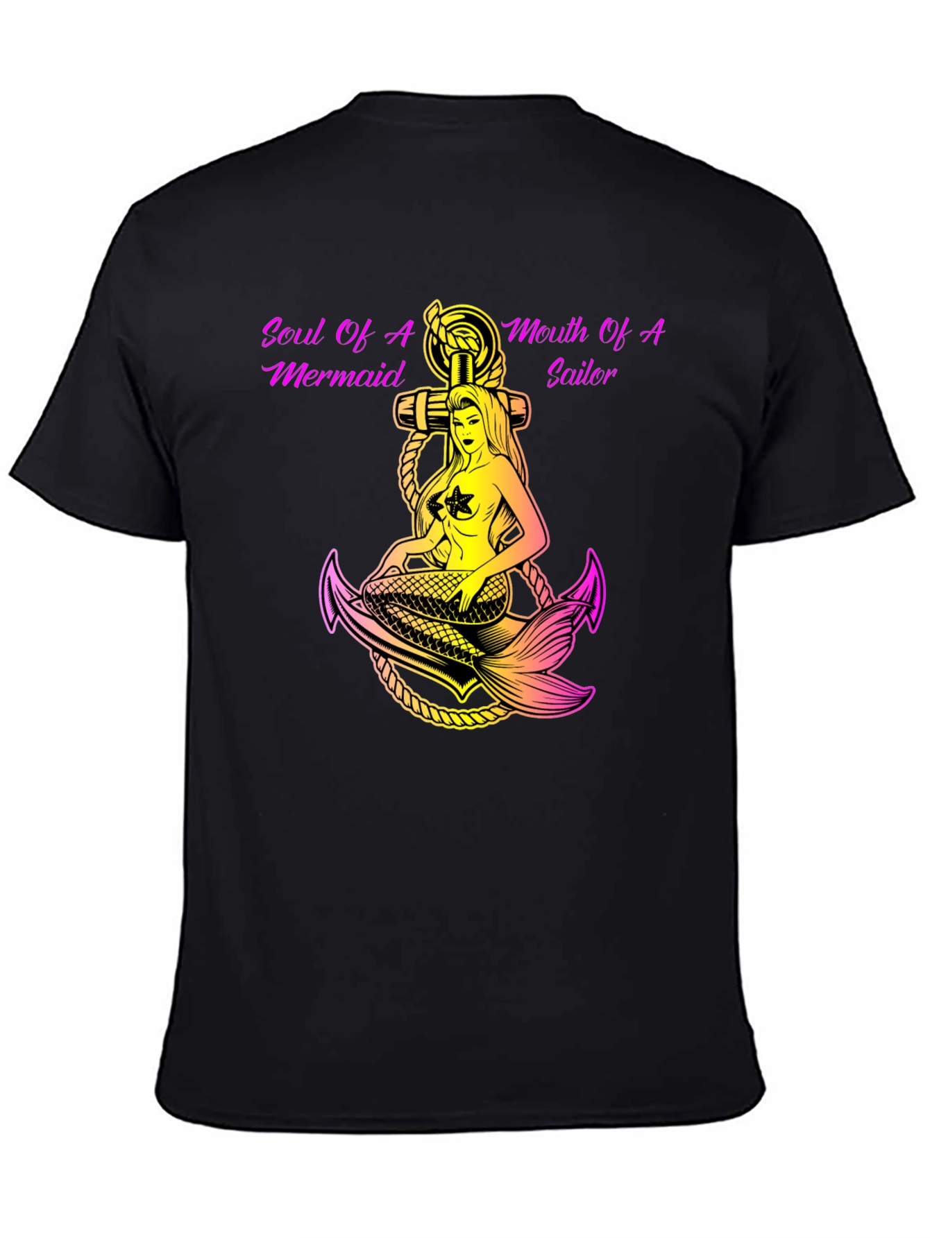 Soul of Mermaid Mouth of Sailor Graphic T-Shirt