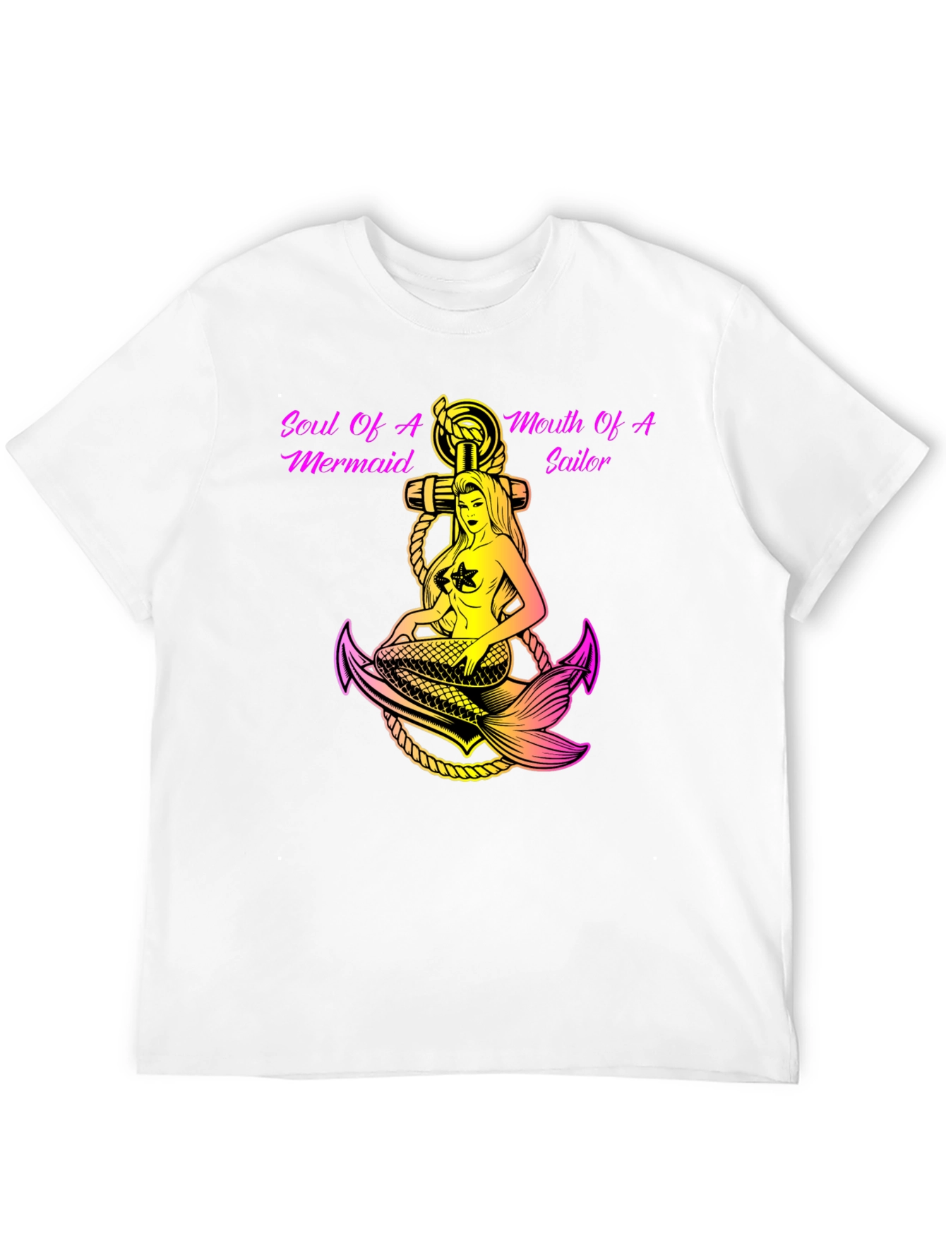 Soul of Mermaid Mouth of Sailor Graphic T-Shirt
