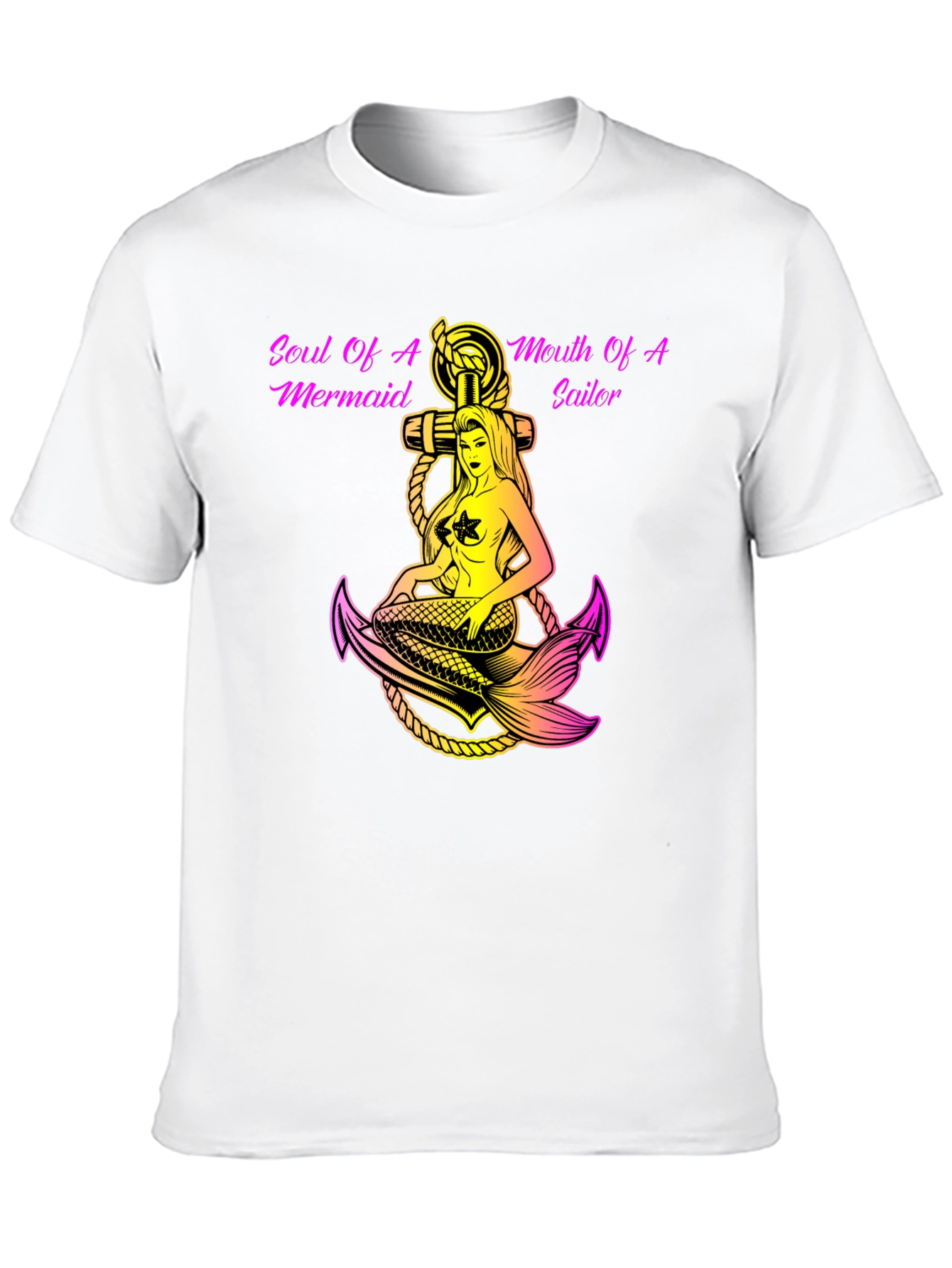 Soul of Mermaid Mouth of Sailor Graphic T-Shirt