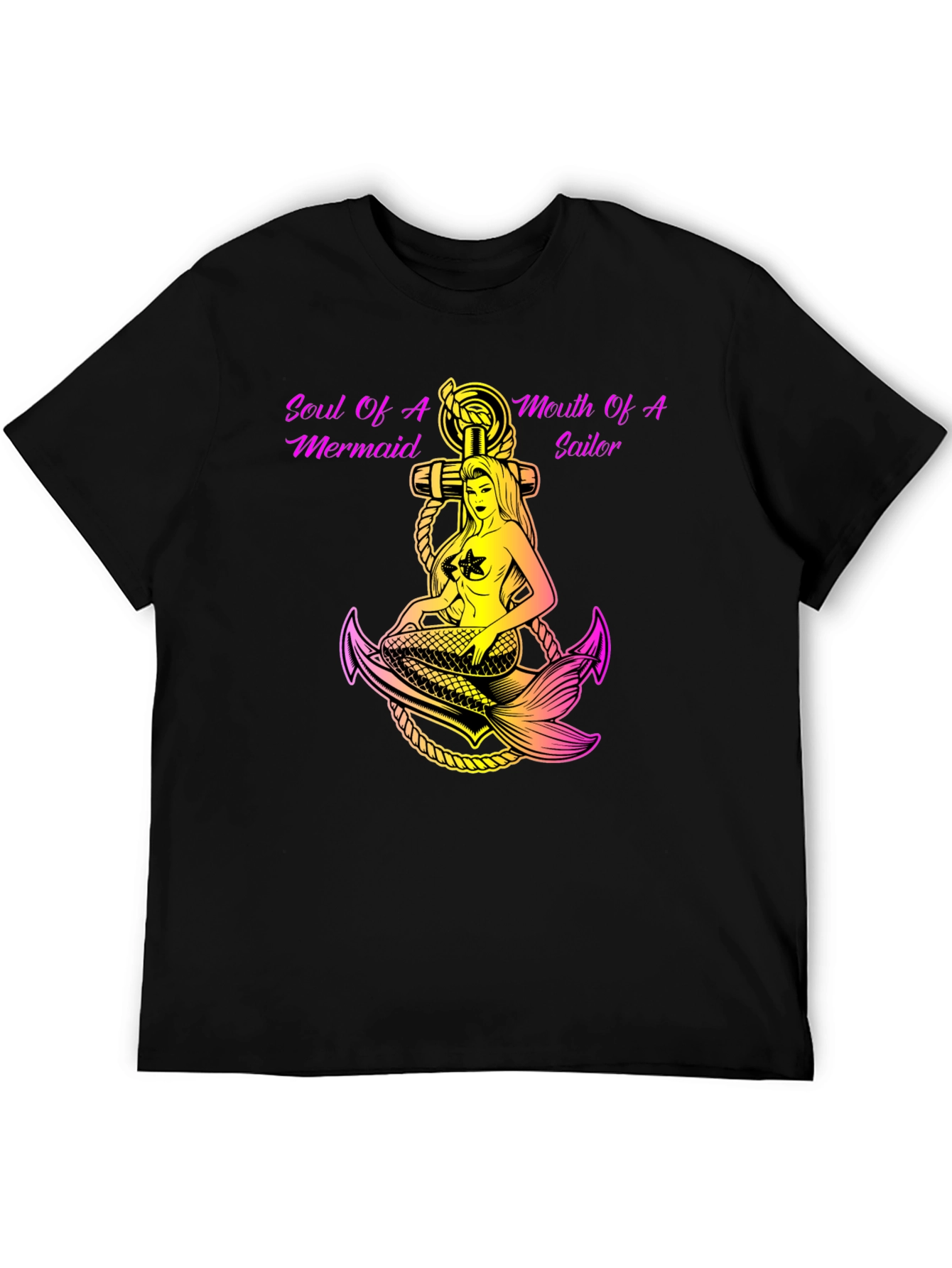 Soul of Mermaid Mouth of Sailor Graphic T-Shirt