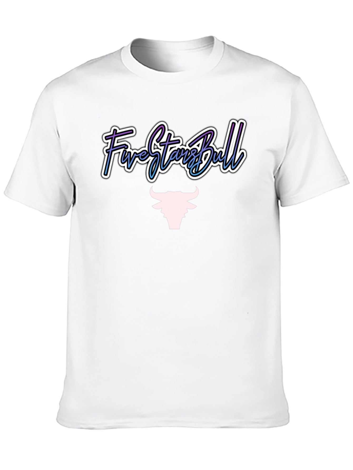 Five Stars Bull Graphic Tee - Stylish Mens T-Shirt