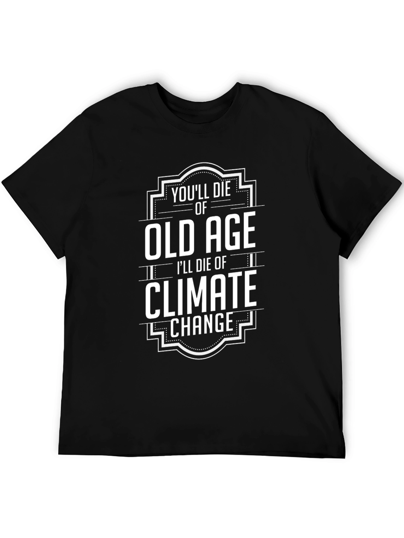 Climate Change Graphic Tee - Old Age vs. Future
