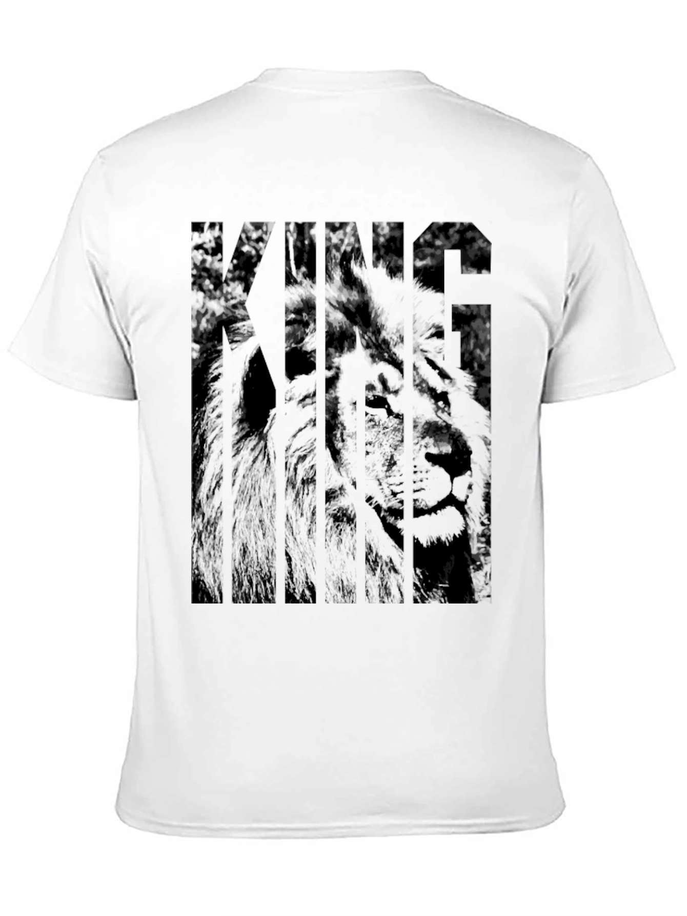 King Lion Graphic Black T-Shirt - Mens Fashion Tee