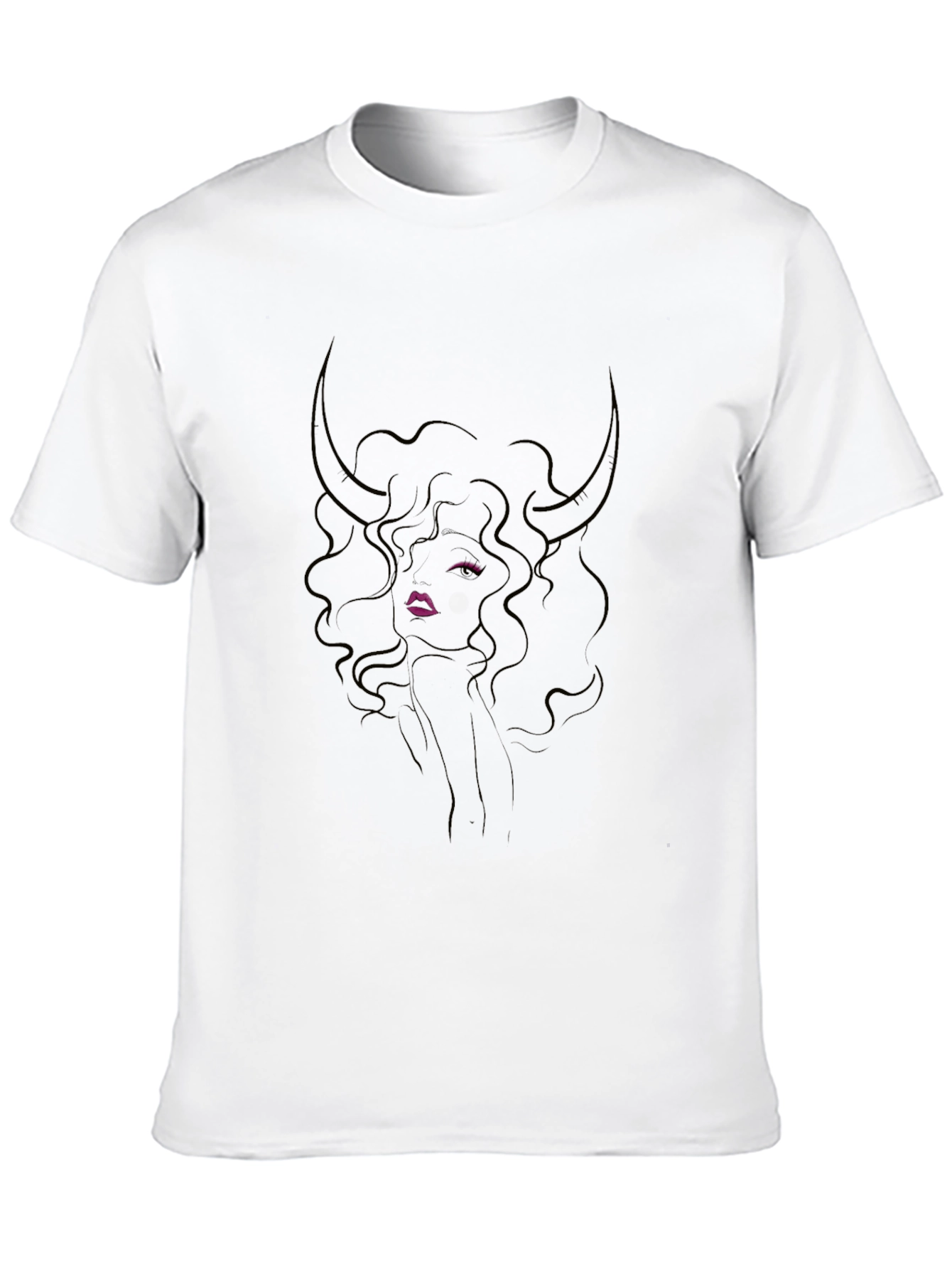 Stylish Graphic Tee - Taurus Woman