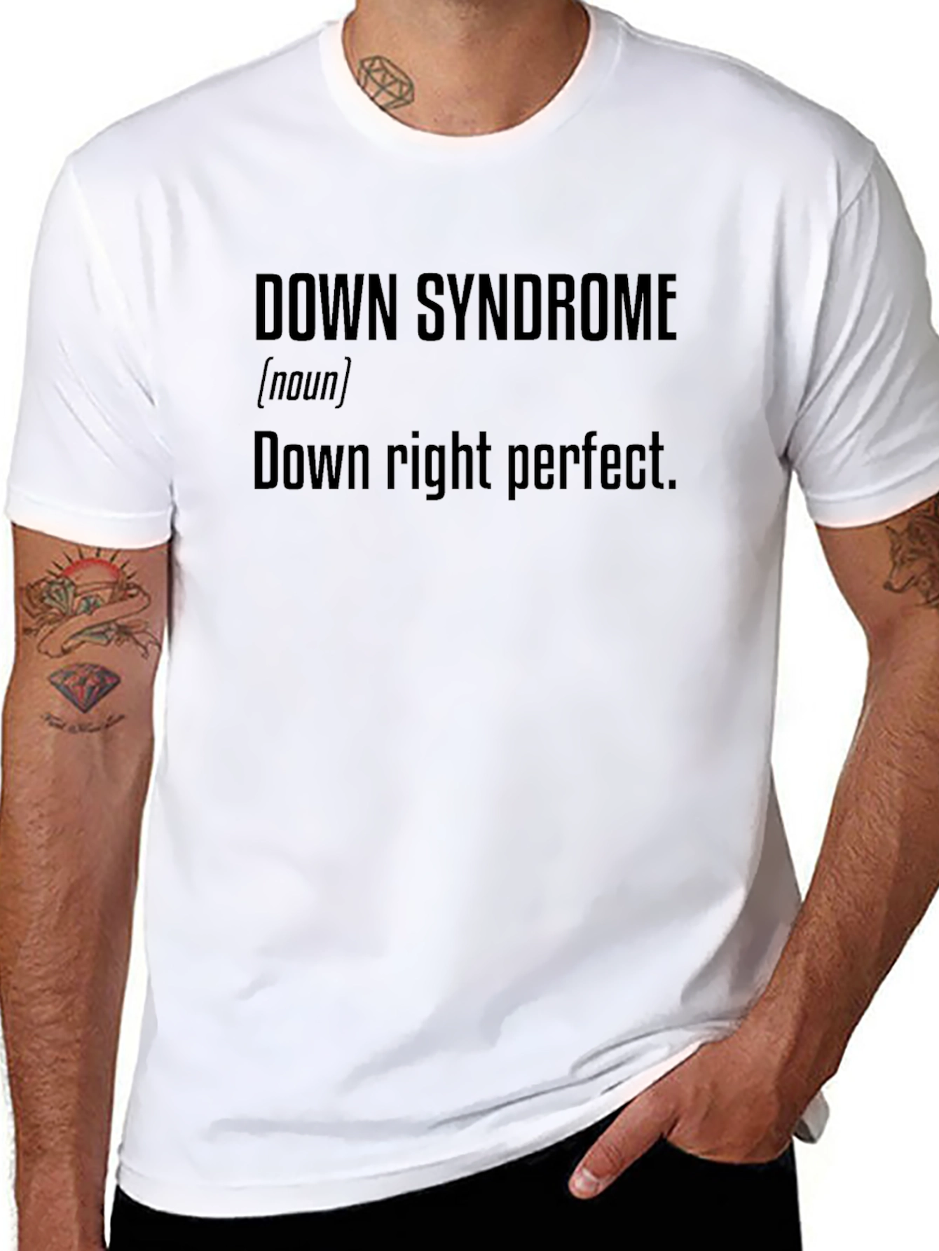 Down Syndrome Definition Black T-Shirt