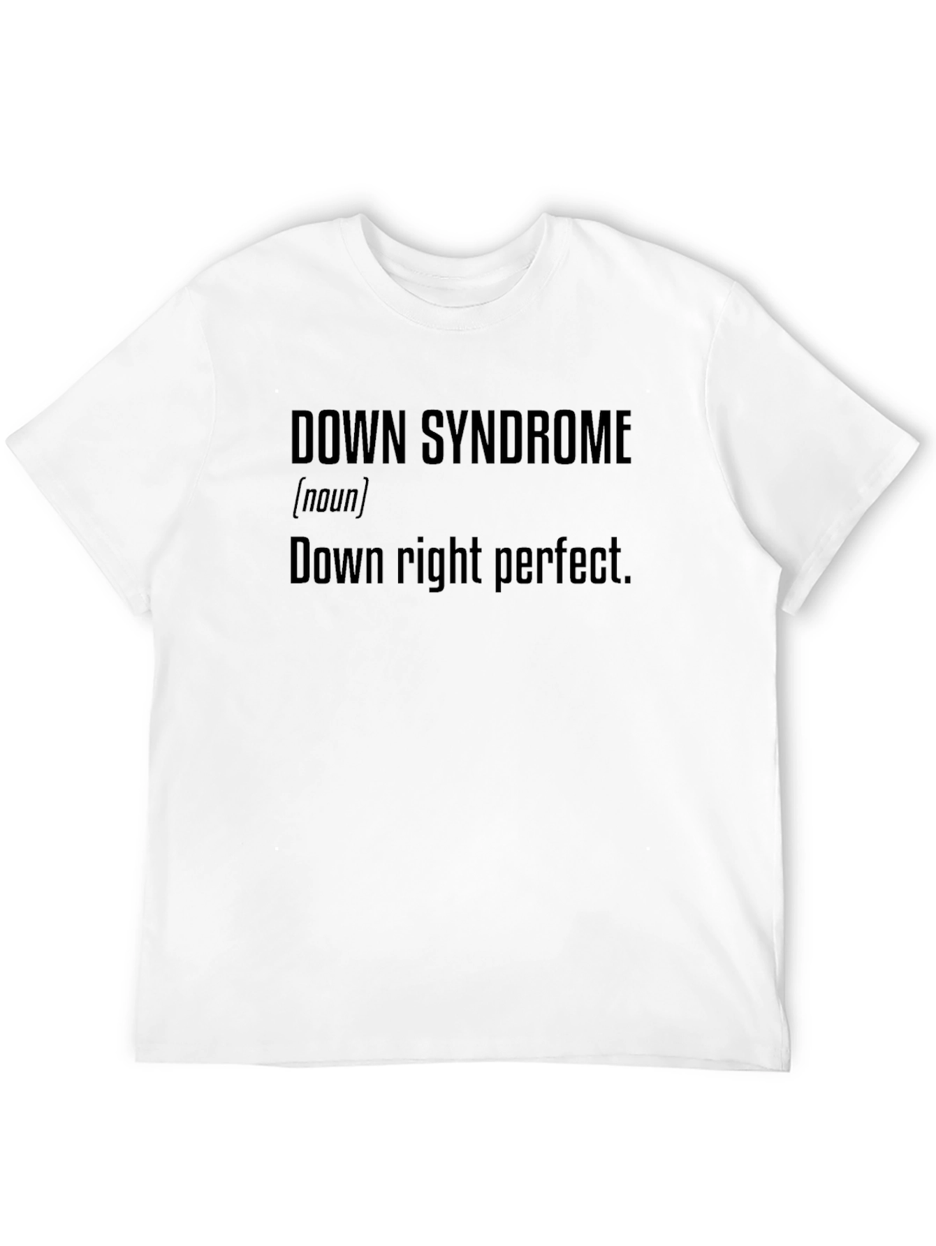 Down Syndrome Definition Black T-Shirt