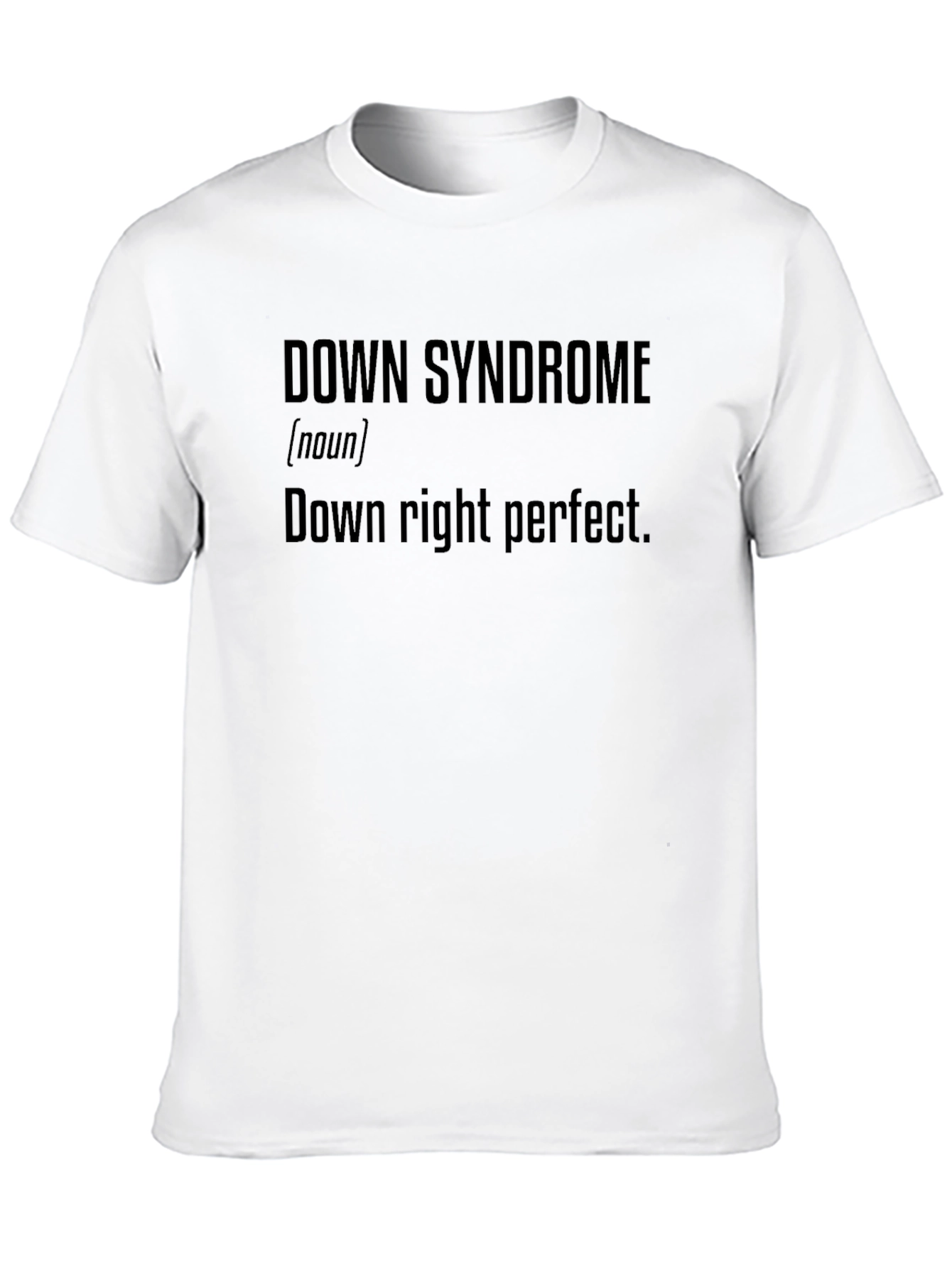 Down Syndrome Definition Black T-Shirt